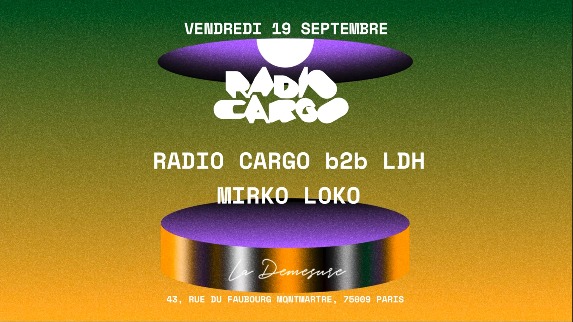 Radio Cargo B2b Ldh & Mirko Loko À La Démesure