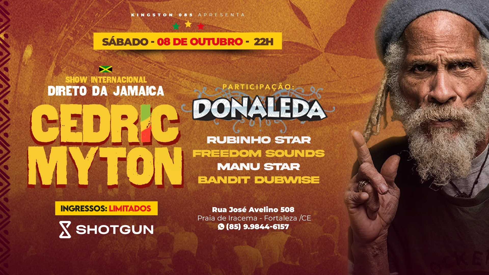 Cedric Myton Em Fortaleza 