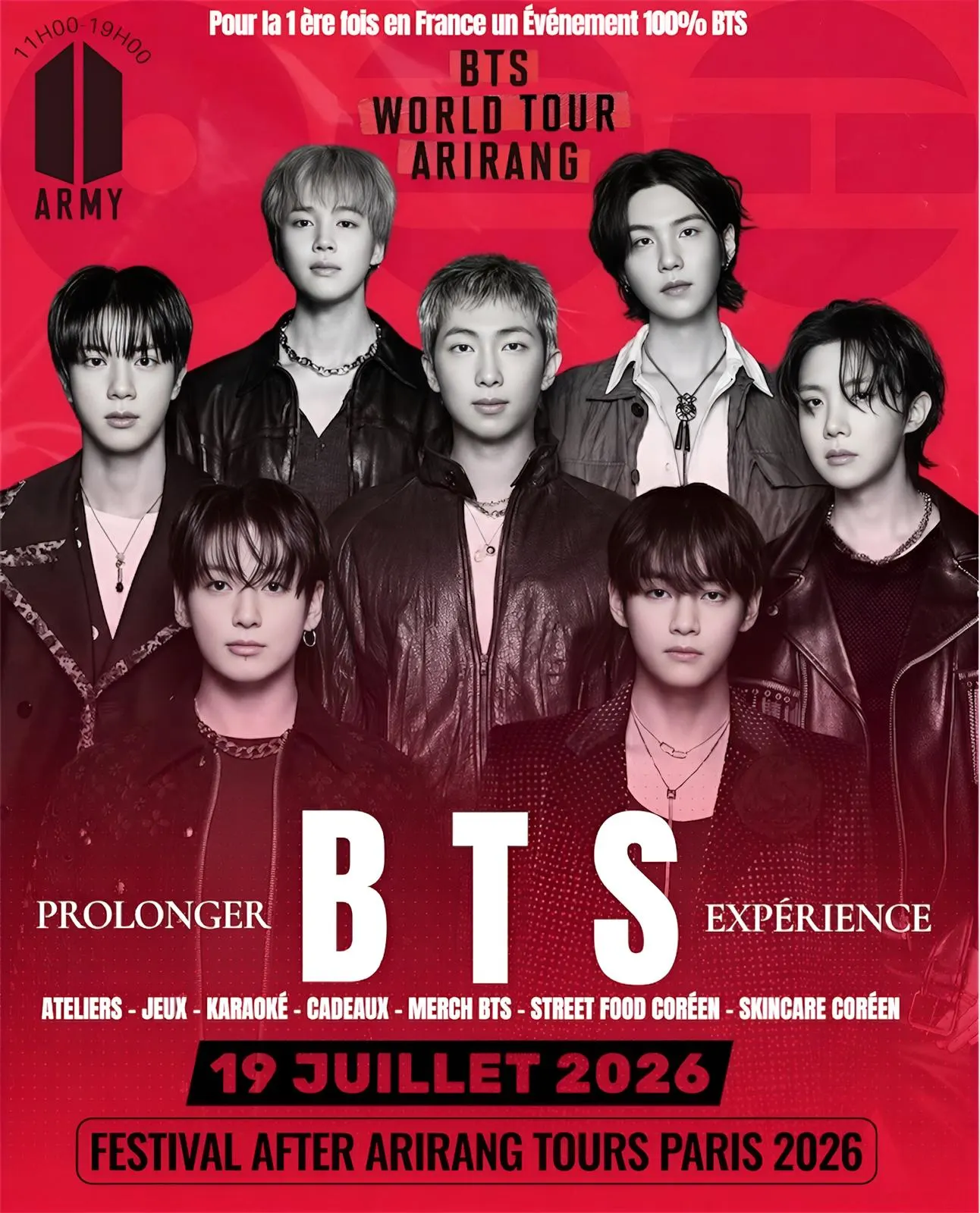Bts Fan Day-Paris 19 Juillet 2026