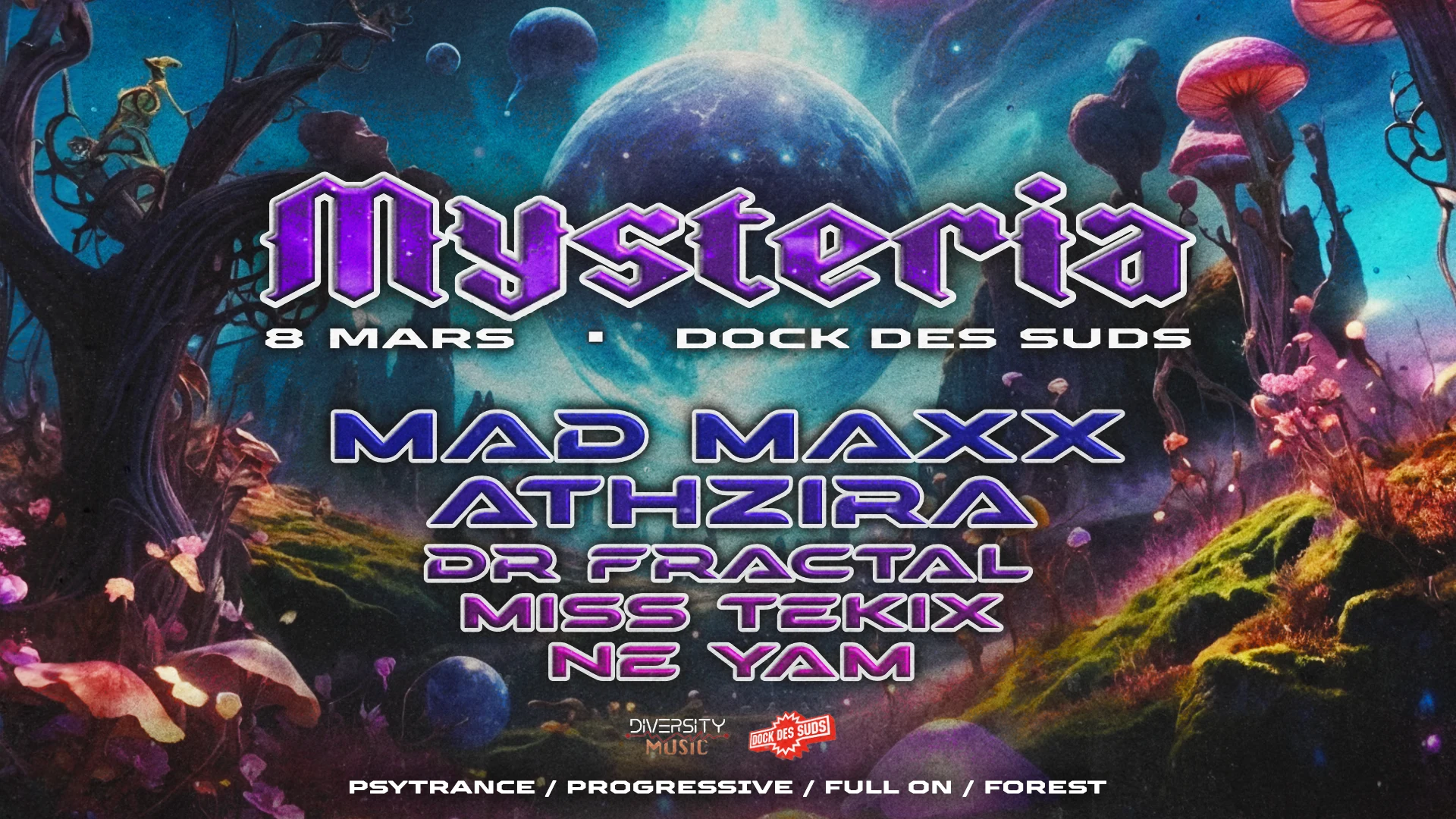 Mysteria W/ Mad Maxx, Athzira & More