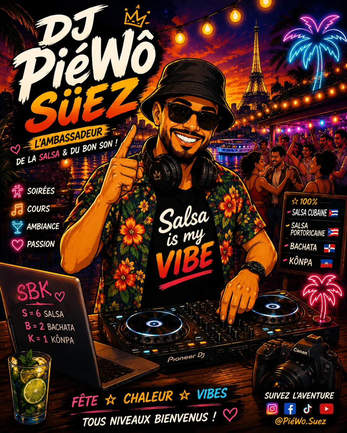 Vendredi Cours & Soirée Salsa Paris