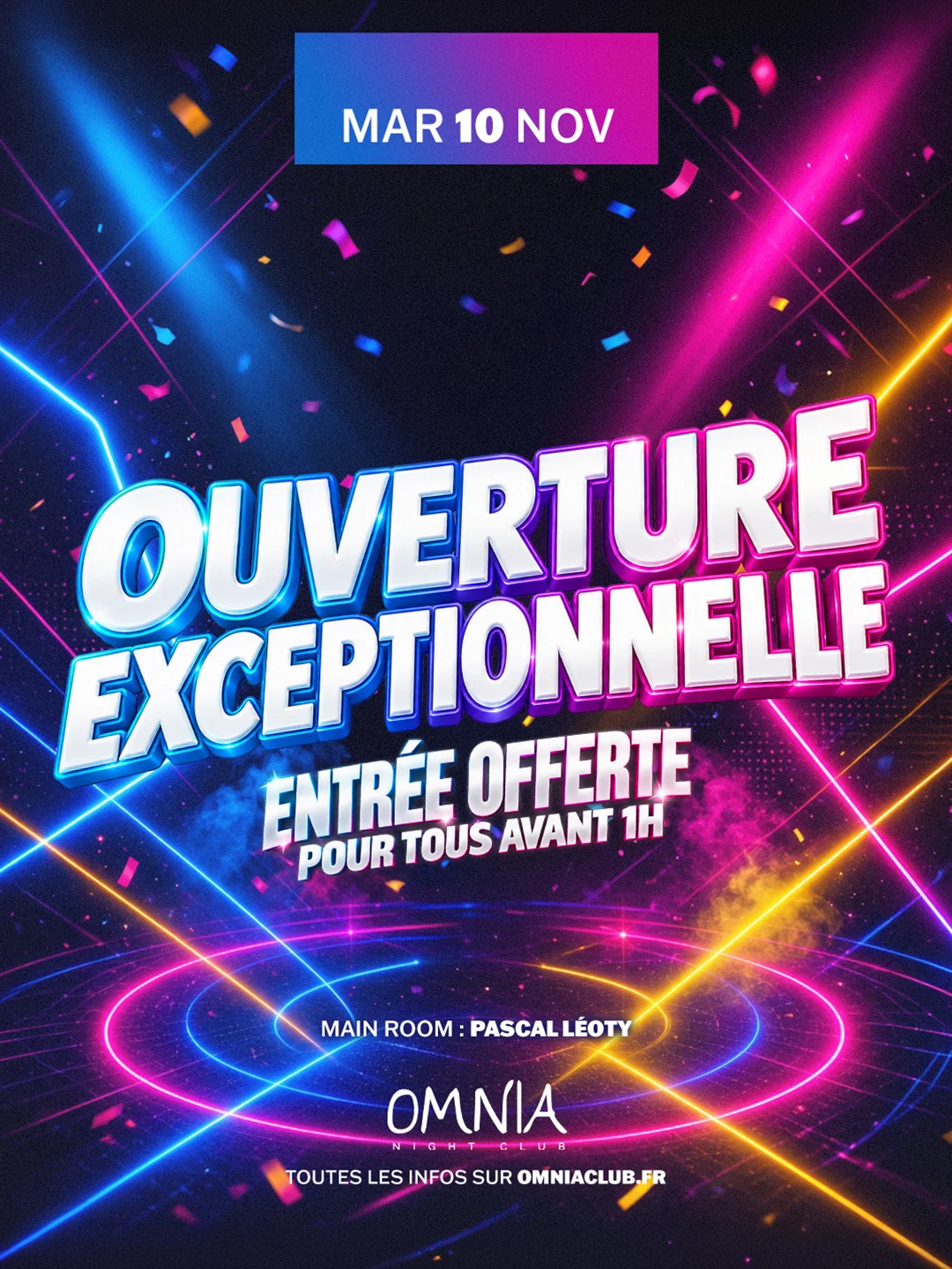 Ouverture Exceptionnelle