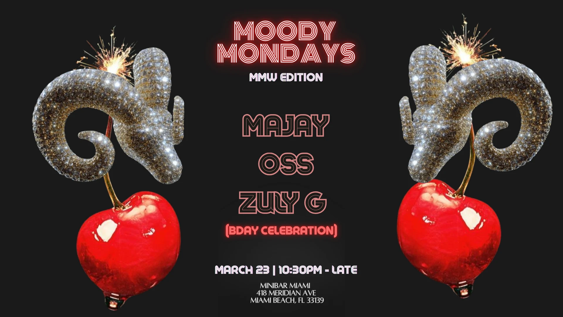 Moody Mondays At Minibar Miami Beach Mmw Edition