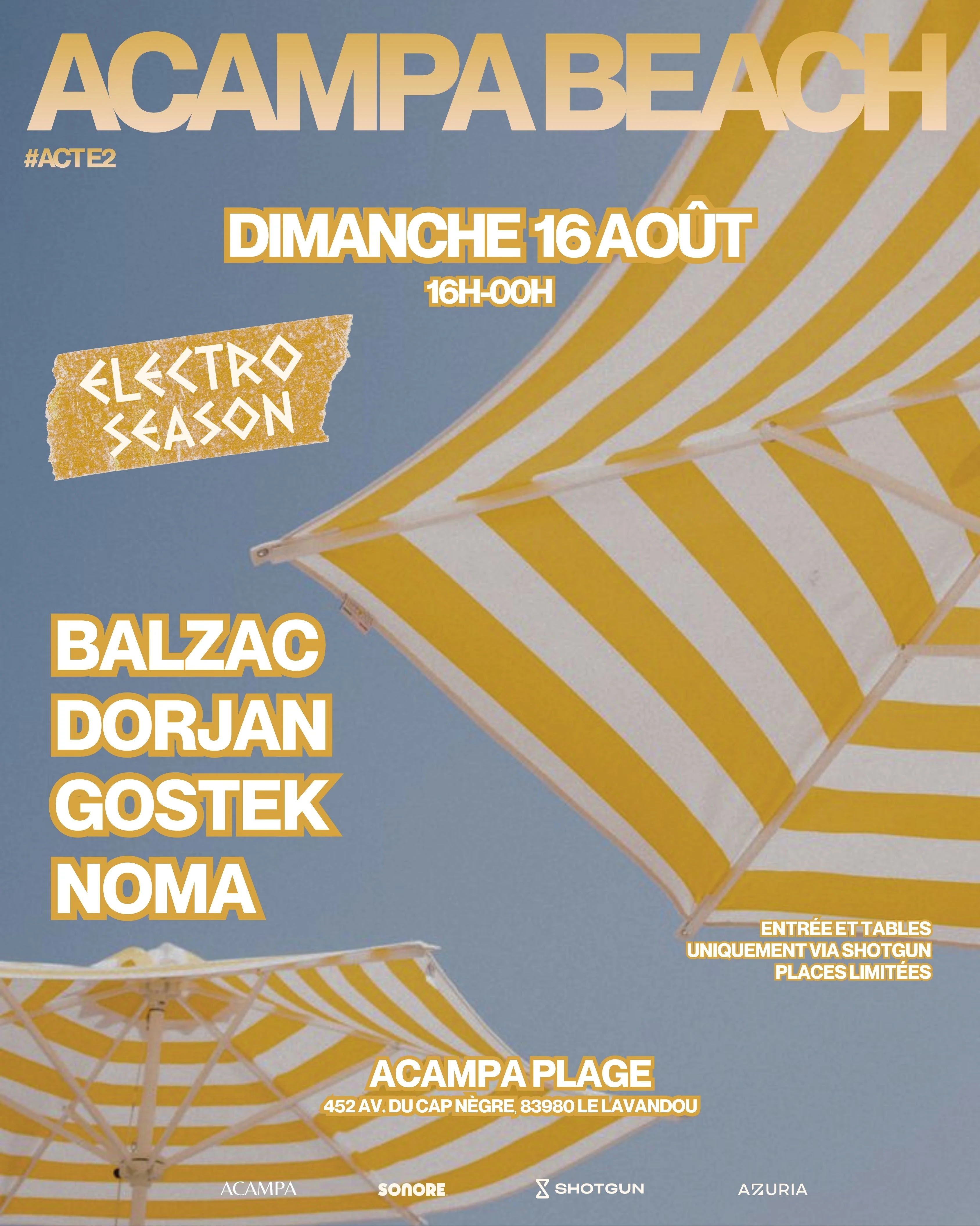 Electro Season X Acampa : Beach Party Vol.2