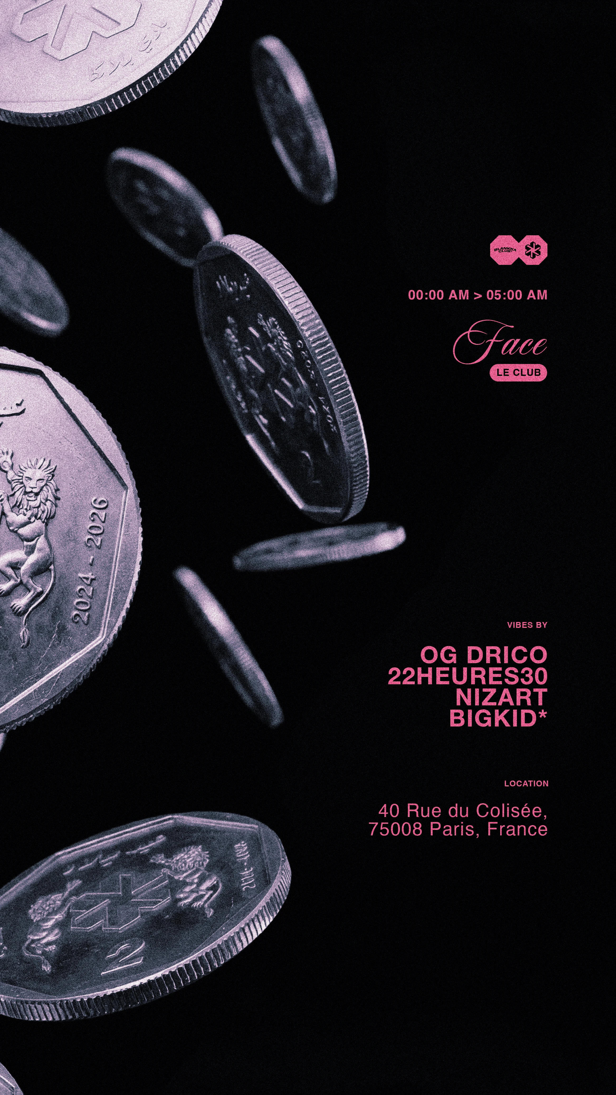 Blankka Club* 018 : Face (Two Years Anniversary)