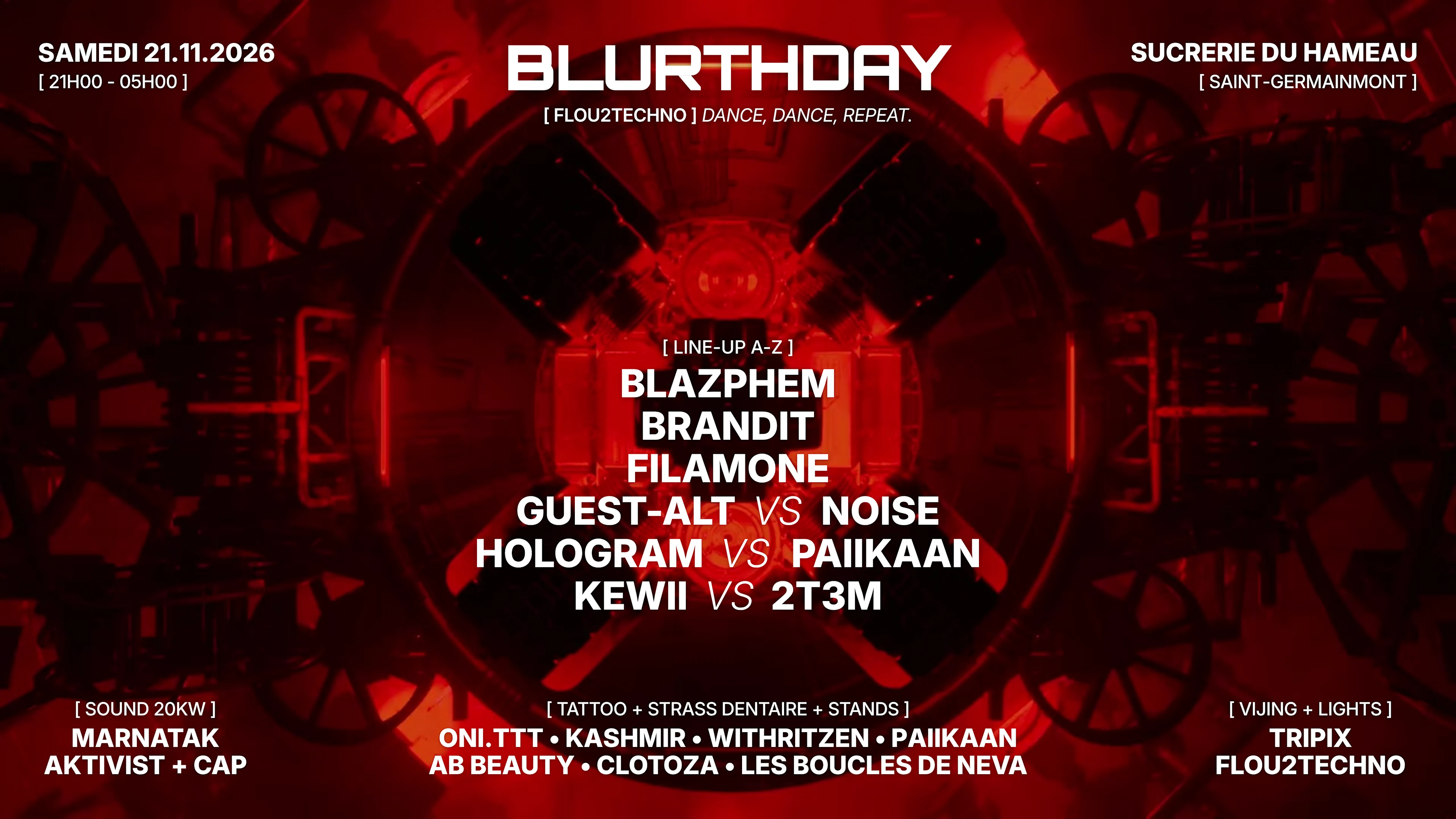 Blurthday • 3 Years Of Flou2techno