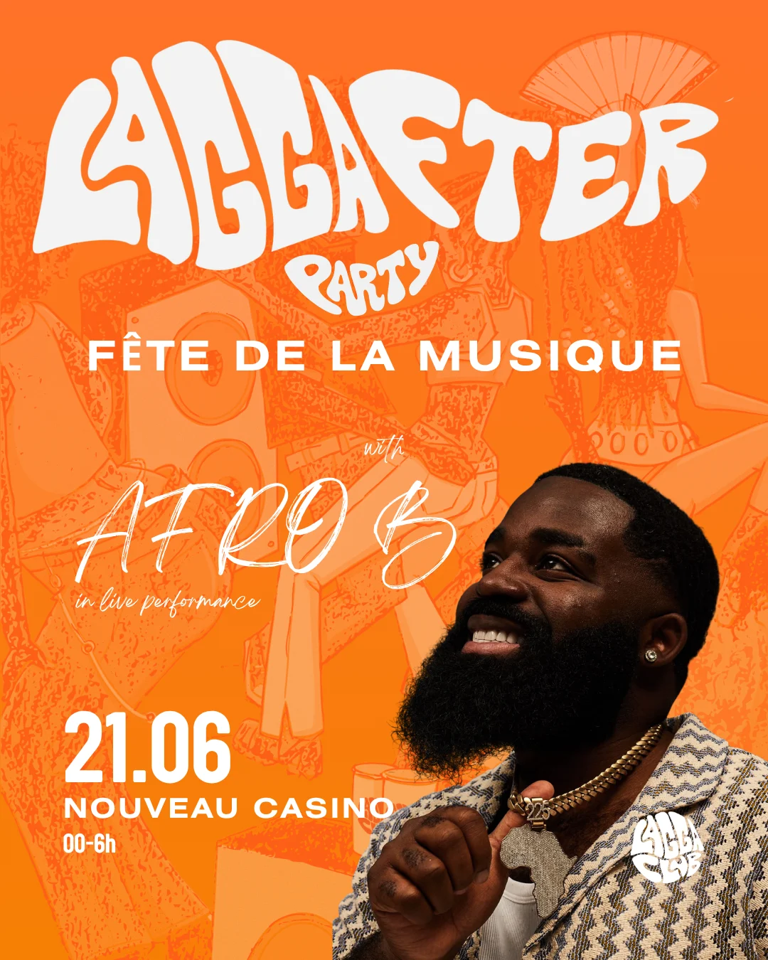 Laggafter Party Fdlm X Afro B (Live) @Nouveaucasino