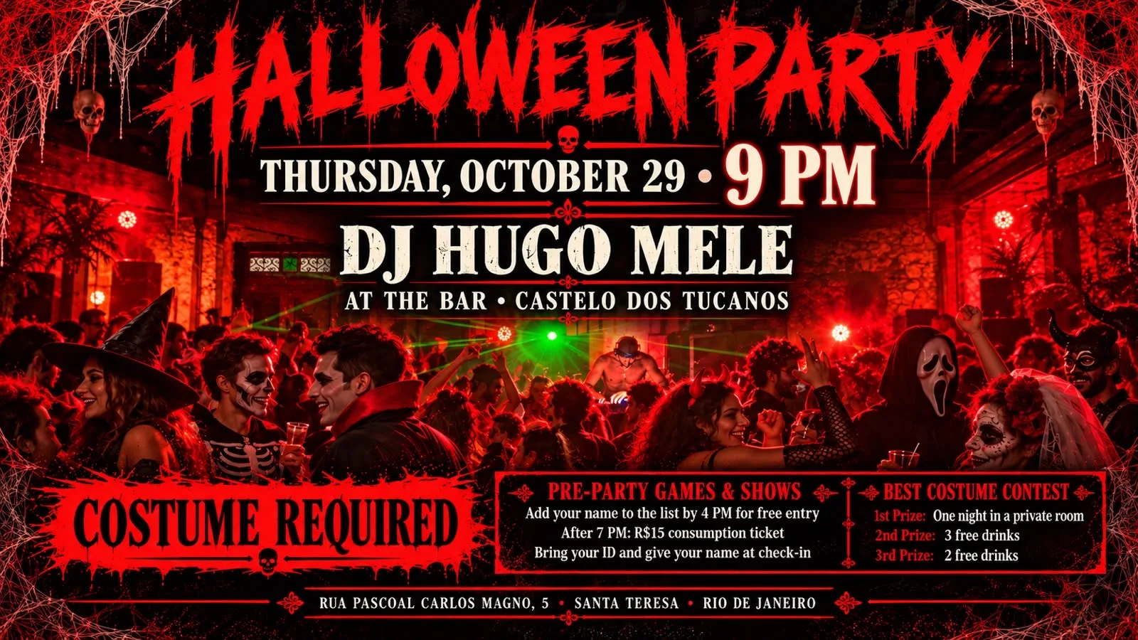 Baile Do Mele Halloween Party