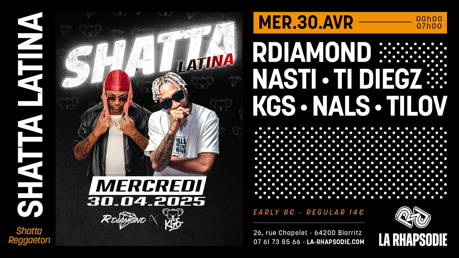 Shatta Latina : Rdiamond X Kgs