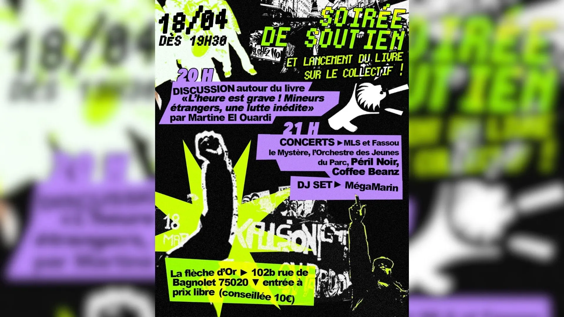 Soirée De Soutien Et Lancement Du Livre Sur Le Collectif