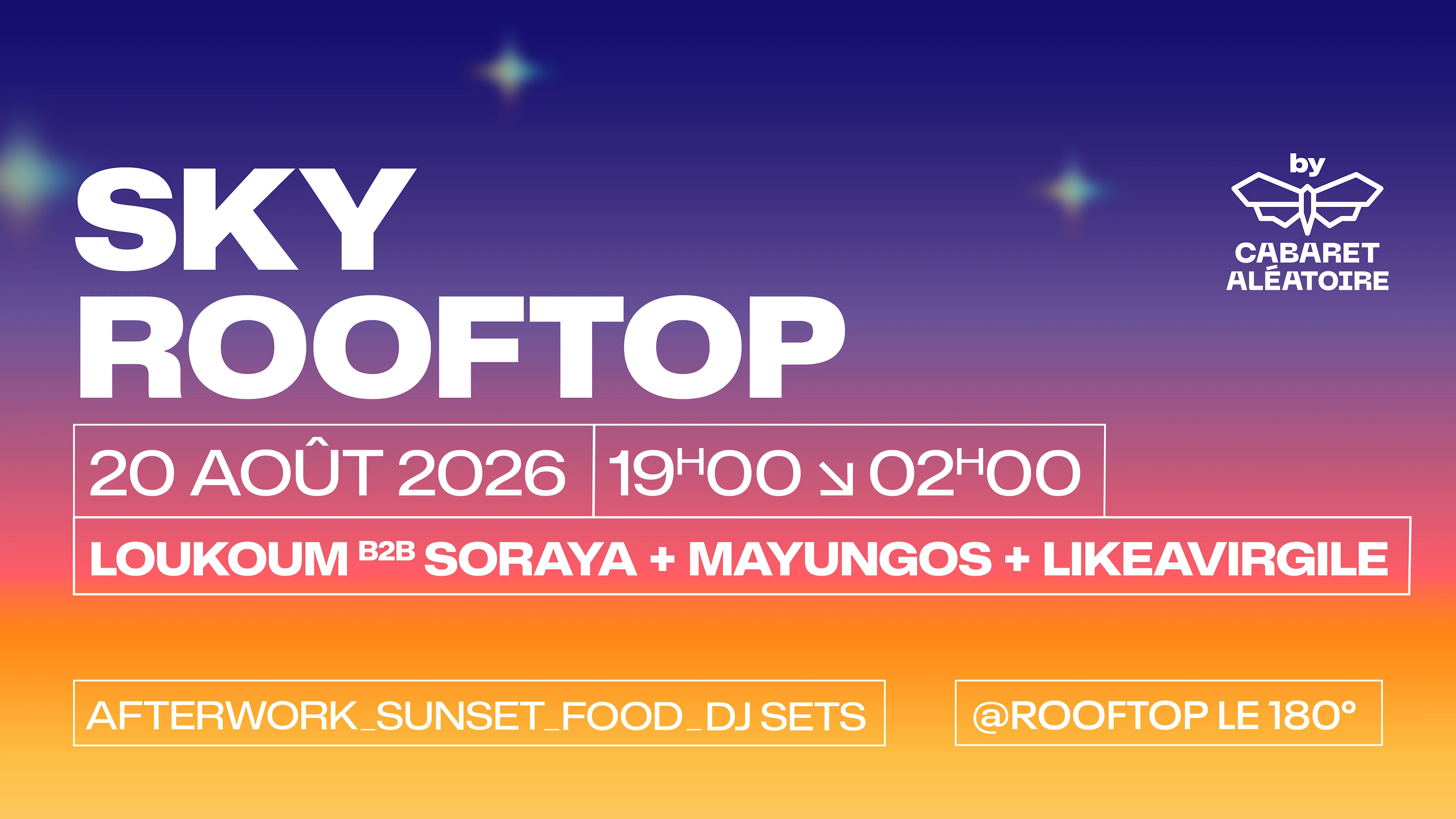 20/08 | Sky Rooftop