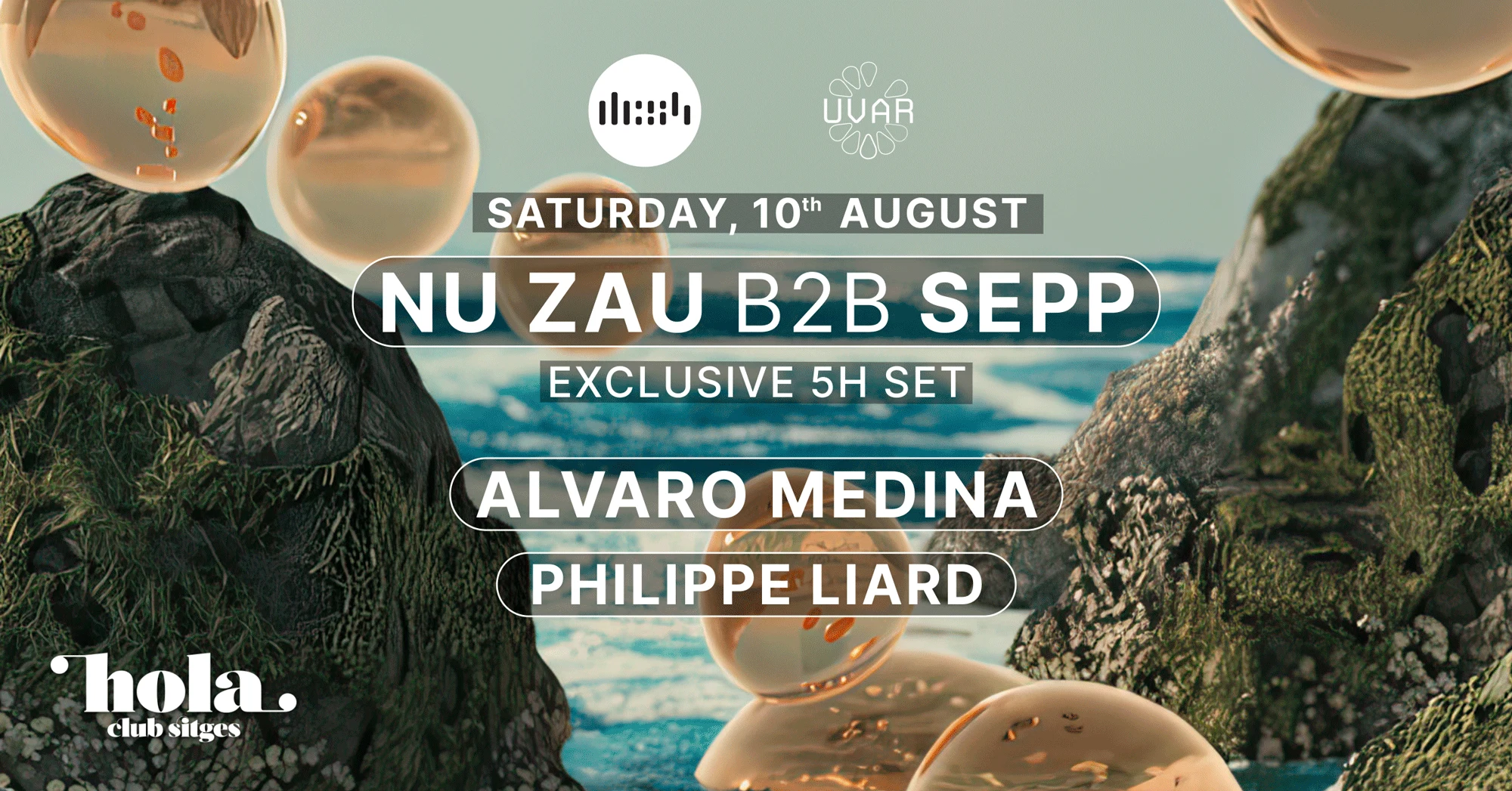 Uvar X Dcs4 At Hola Club / Bcn Open Air Beach Party