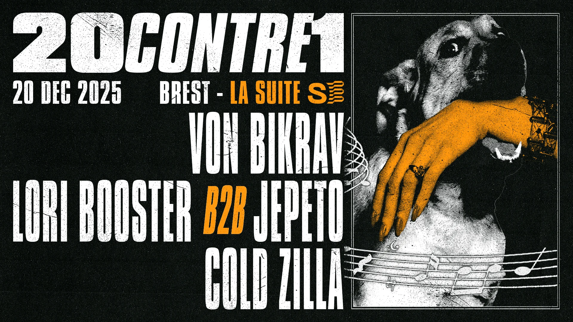 20contre1 : Von Bikräv - Cold Zilla - Lori Booster X Jepeto