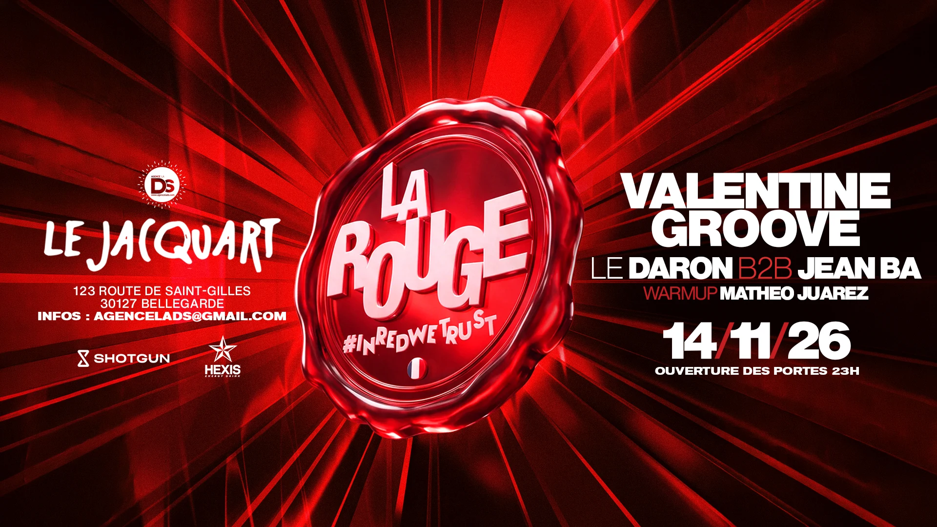 Festival La Rouge 14-11-2026
