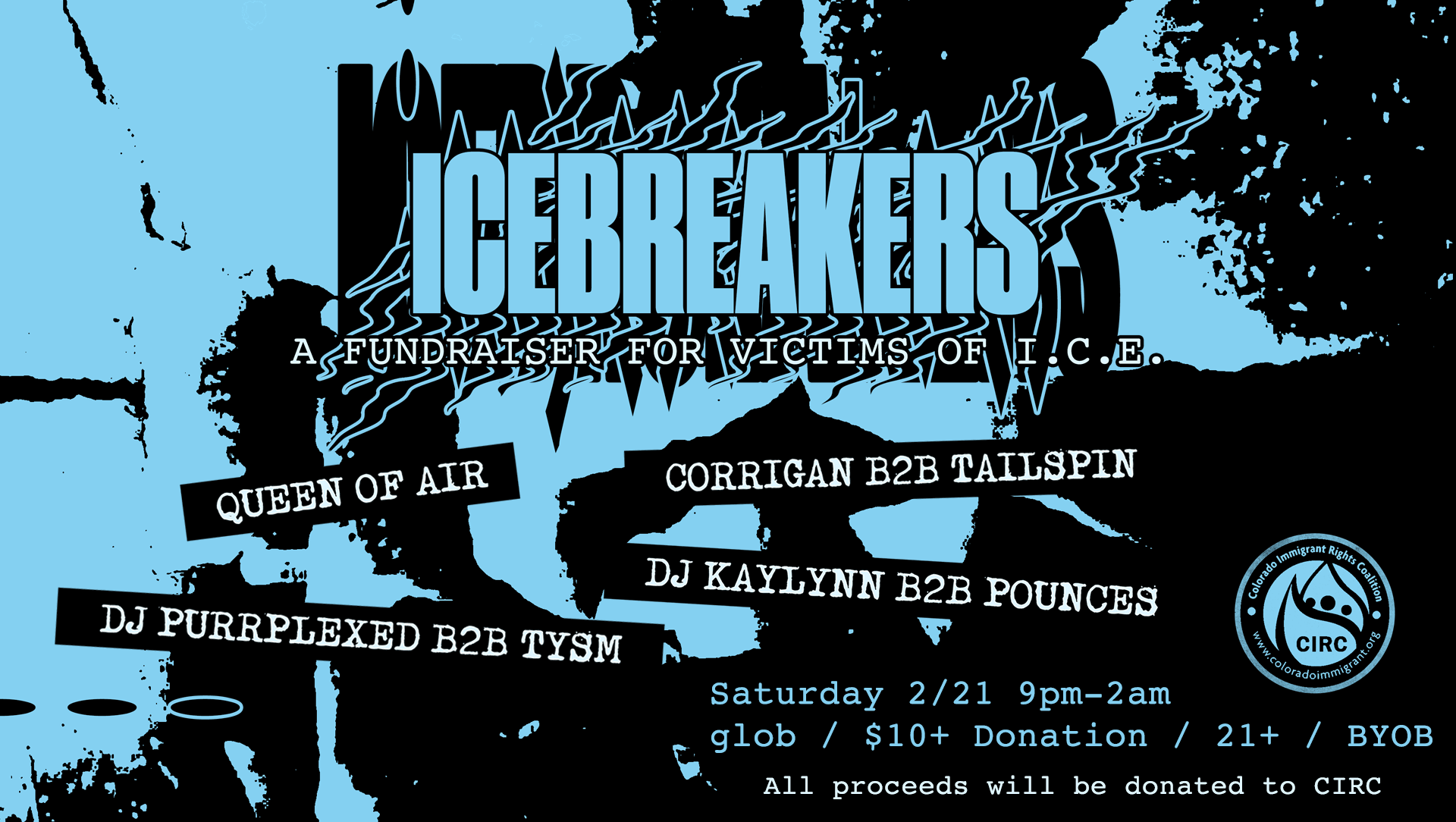 Icebreakers: A Fundraiser For Victims Of Ice At Glob