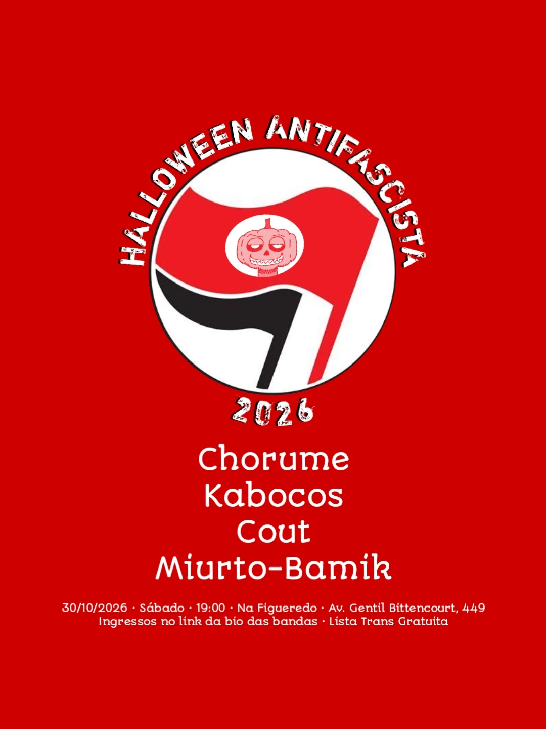 Halloween Antifascista 2026