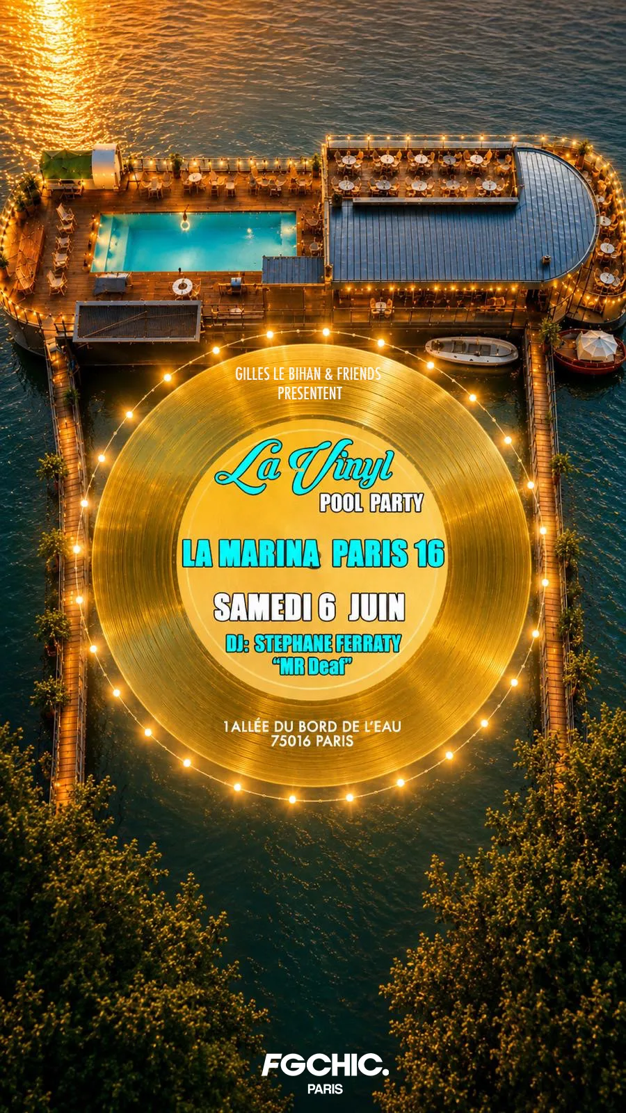 Première Pool Party De La Vinyl À La Marina