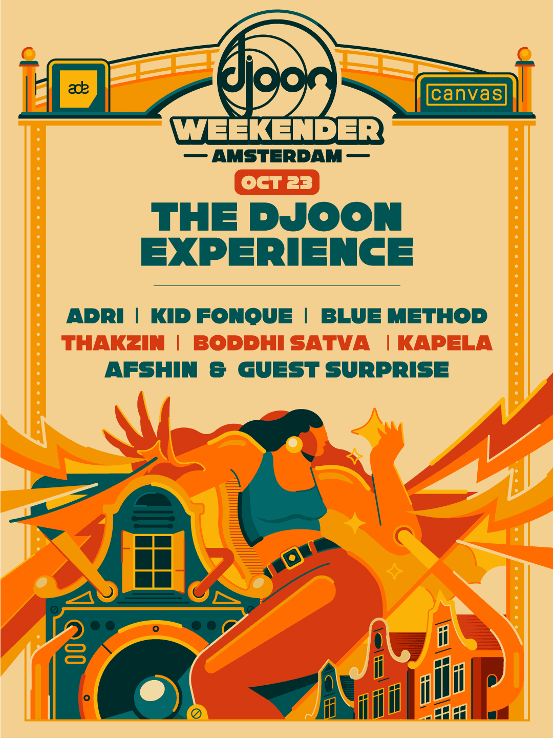 The Djoon  Experience X Canvas Nights (Ade-Amsterdam)