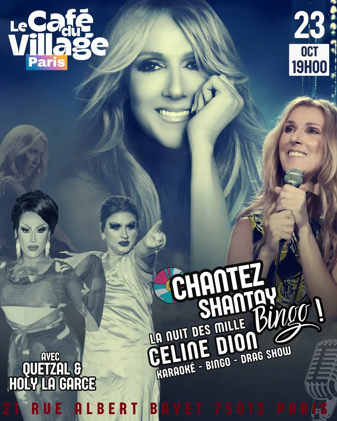 La Nuit Des Mille Celine Dion - Chantez, Shantay, Drag