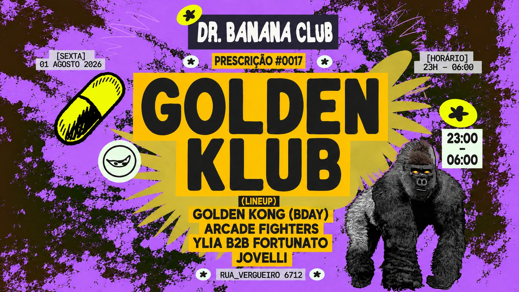 Prescrição #0017 @Dr Banana Club: Banana Split X Golden Klub