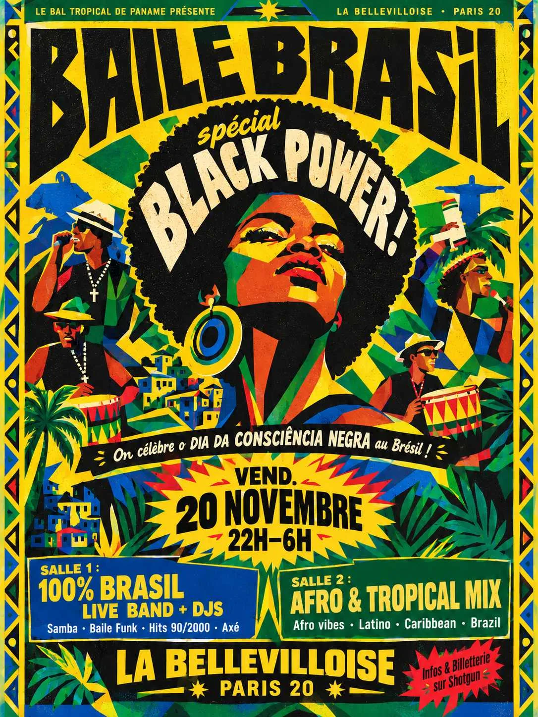 Baile Brasil Spécial Black Power Edition | 20.11.26