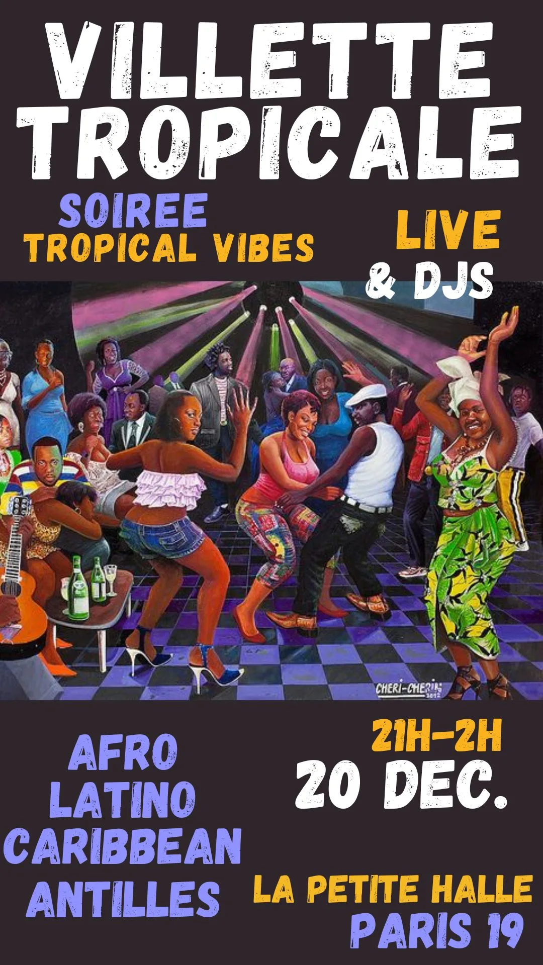 Villette Tropicale 20/12 Live + Dj À La Petite Halle