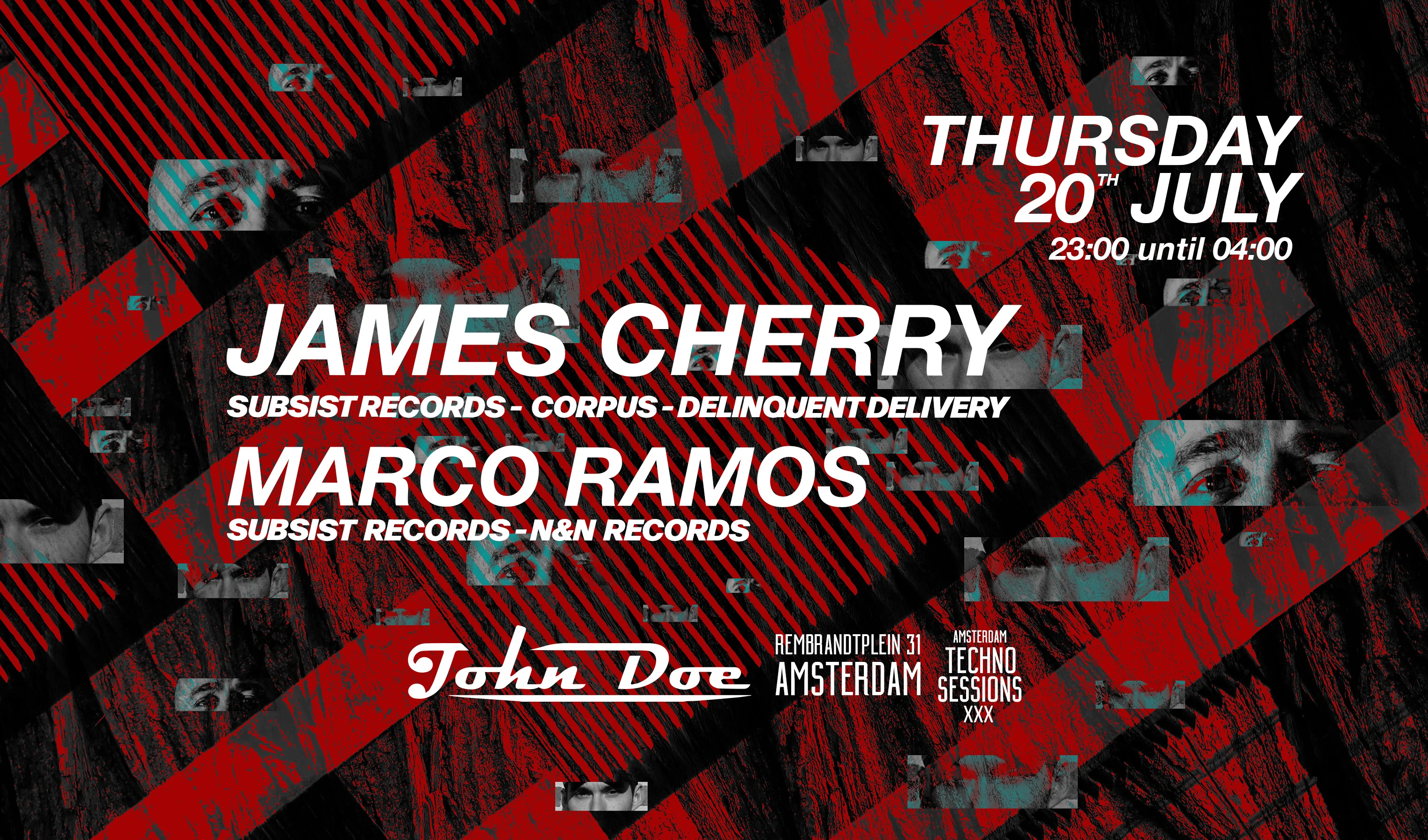 Amsterdam Techno Sessions W/ James Cherry & Marco Ramos