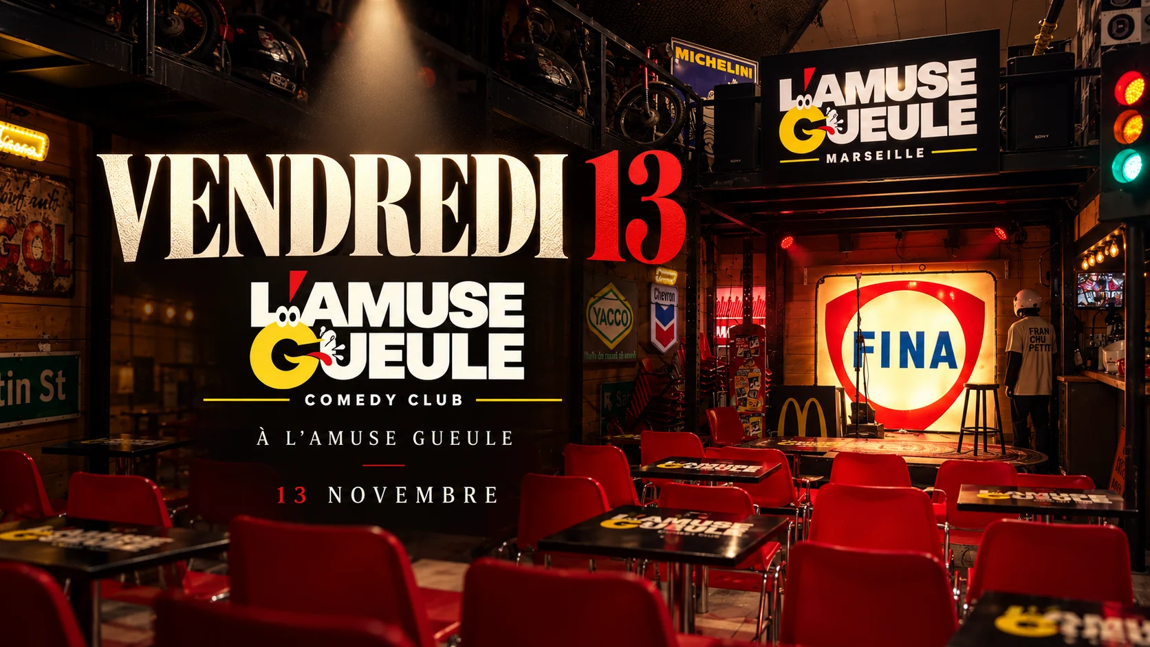 Vendredi 13 – Comedy Club À L’Amuse Gueule