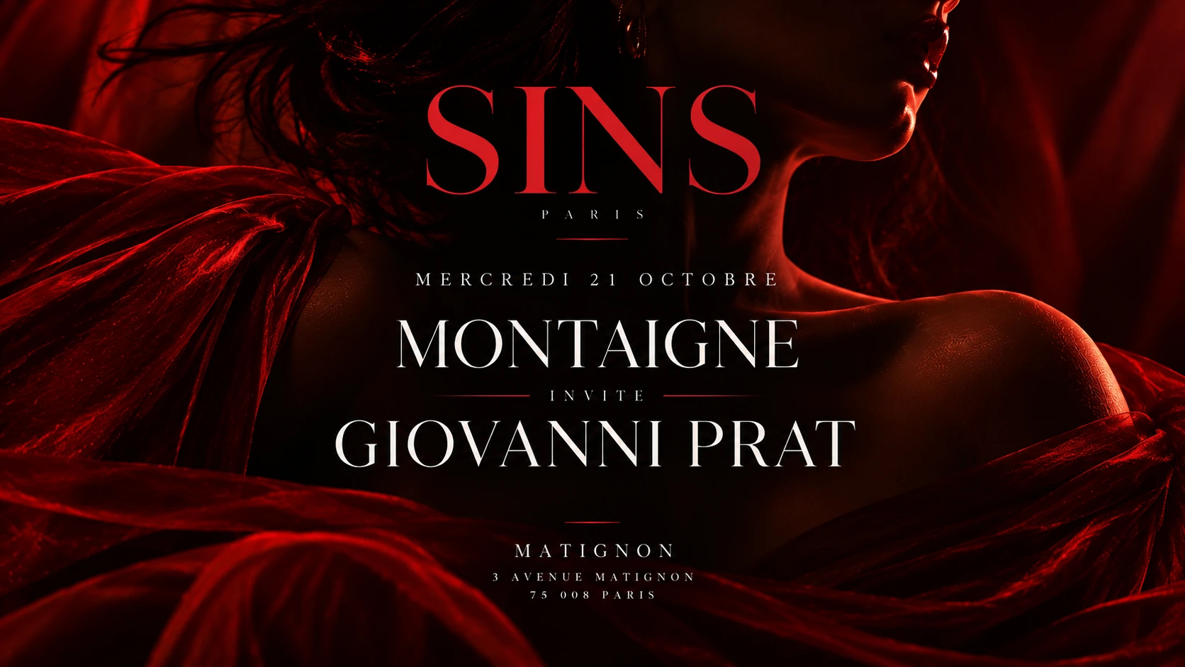 Montaigne Invite Giovanni Prat At Sins - Matignon