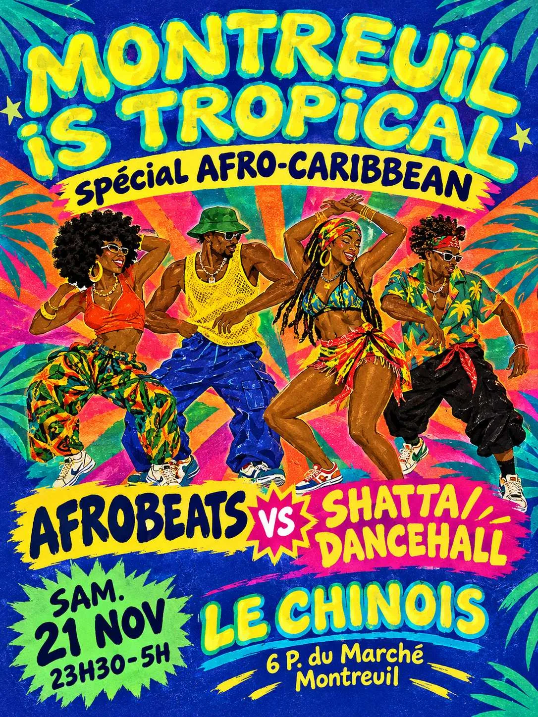 Montreuil Is Tropical Spécial Afro & Caribbean Vibes !