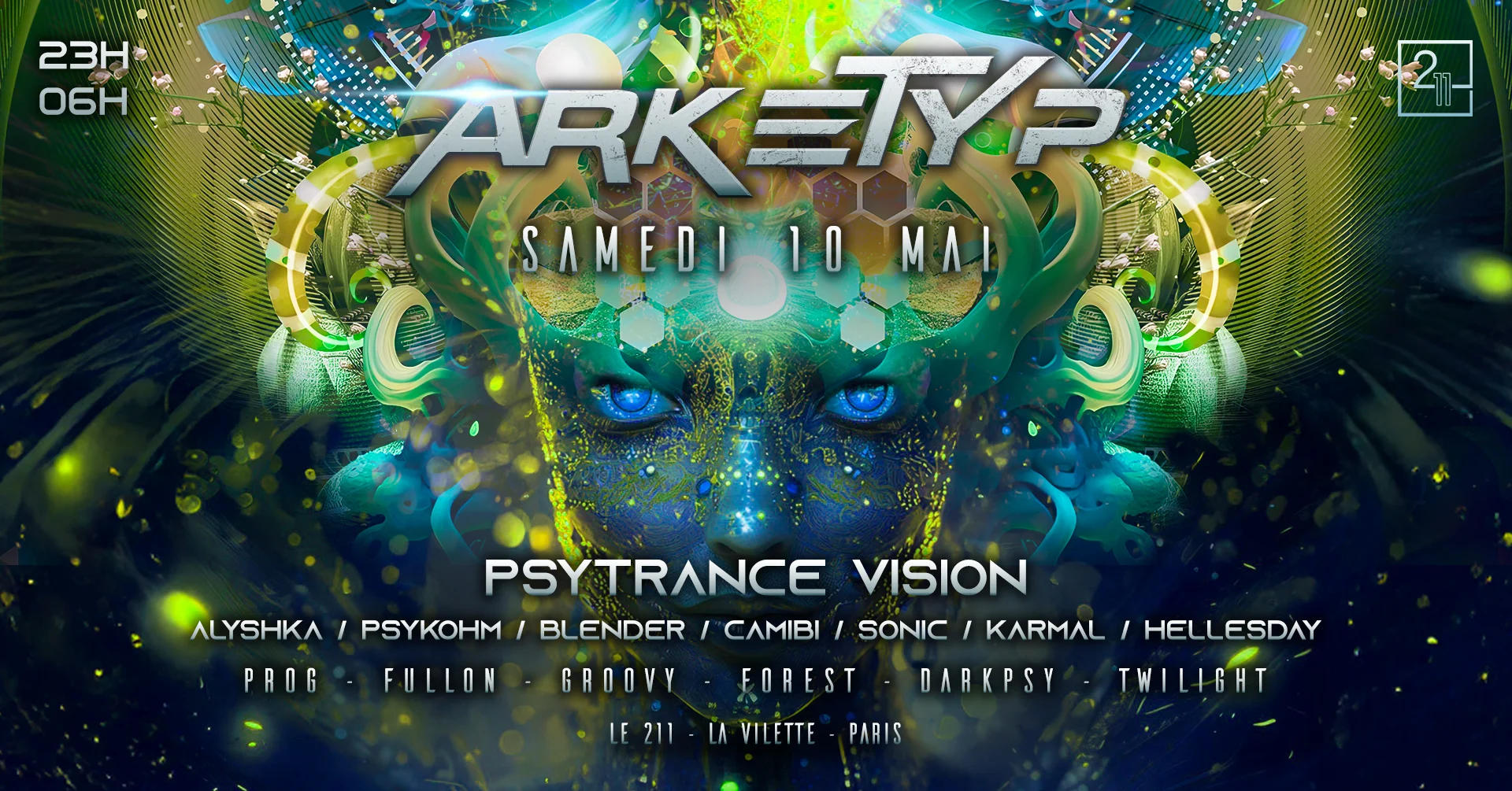 Arketyp: Psytrance Vision Au 211 [Guests + Arketeam]