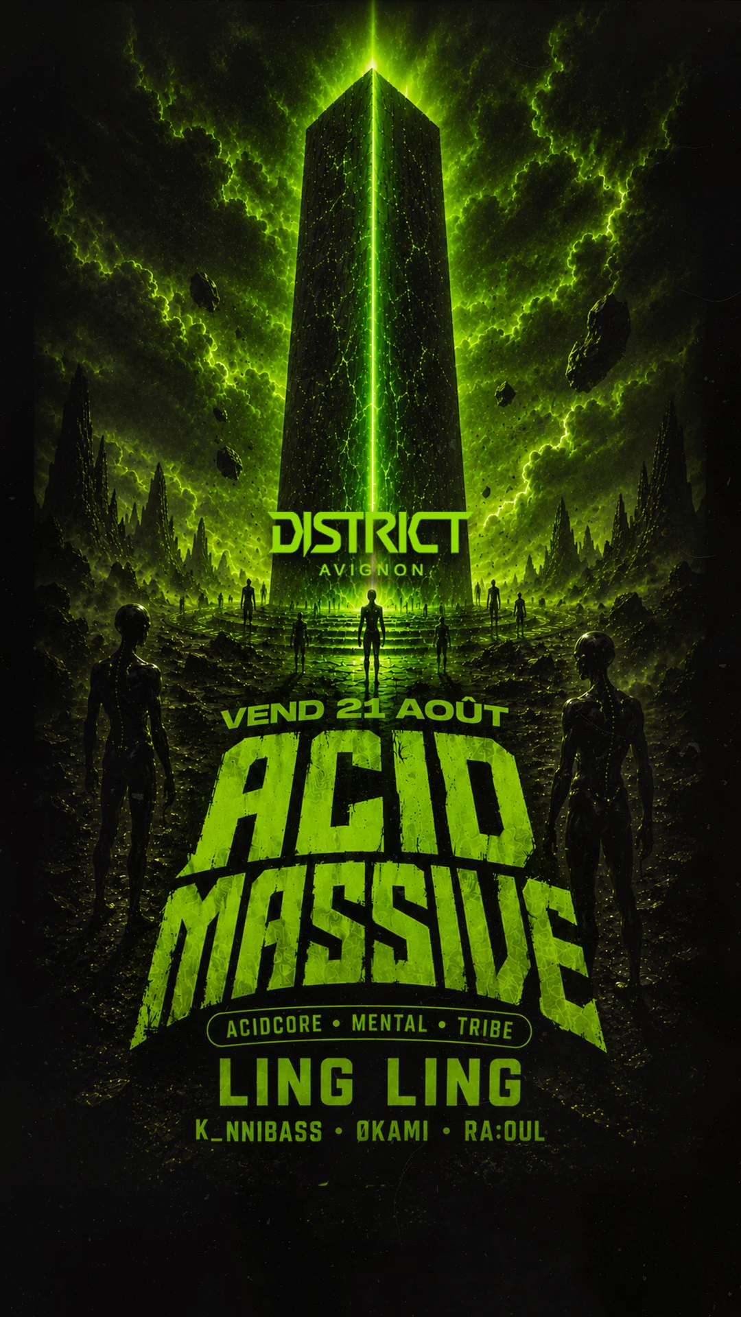 Acid Massive : Ling Ling - K_Nnibass - Okami - Ra:Oul
