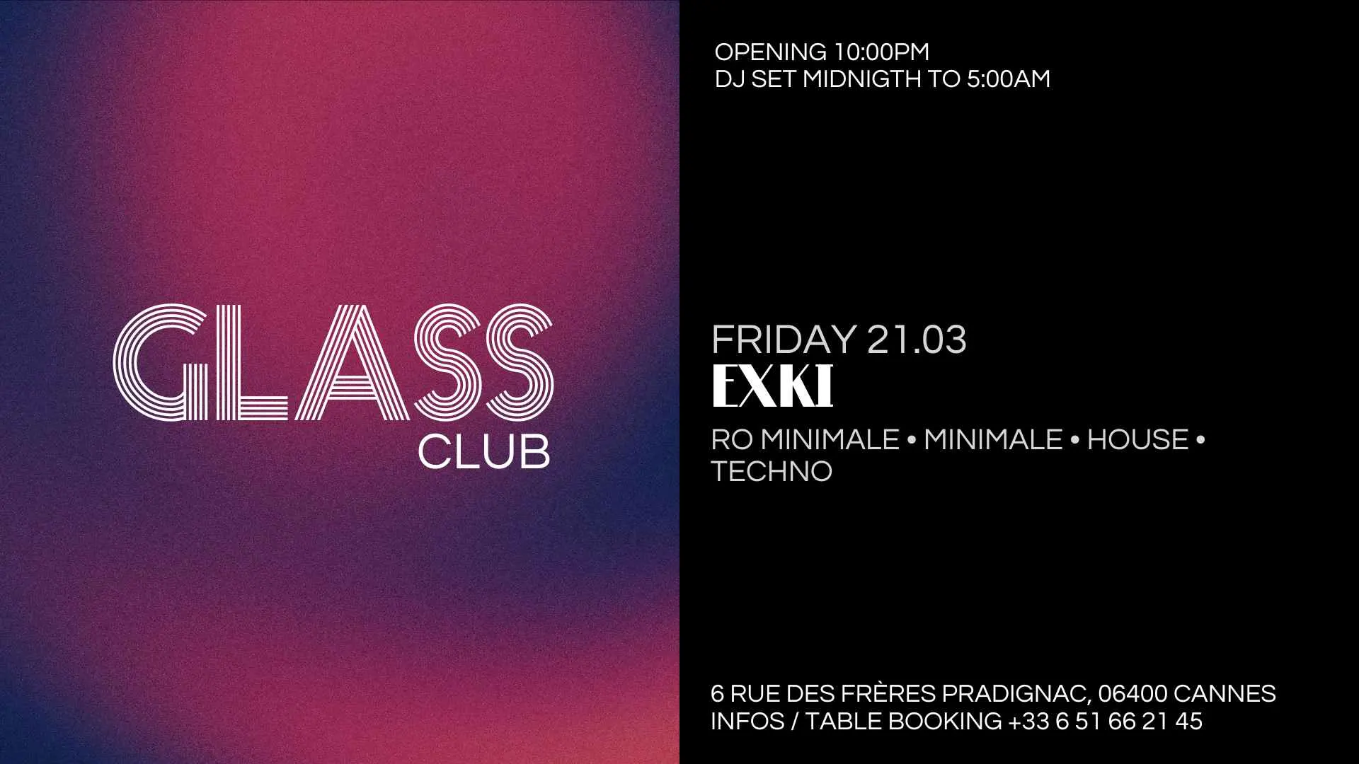 Glass Club Reçoit Exki