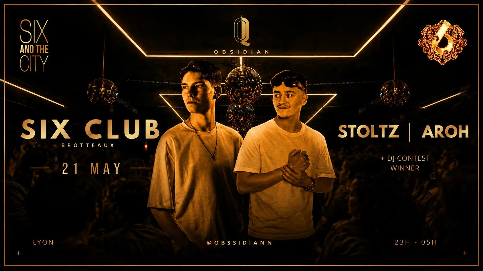 Obsidian - 21/05 - Six Club Brotteaux
