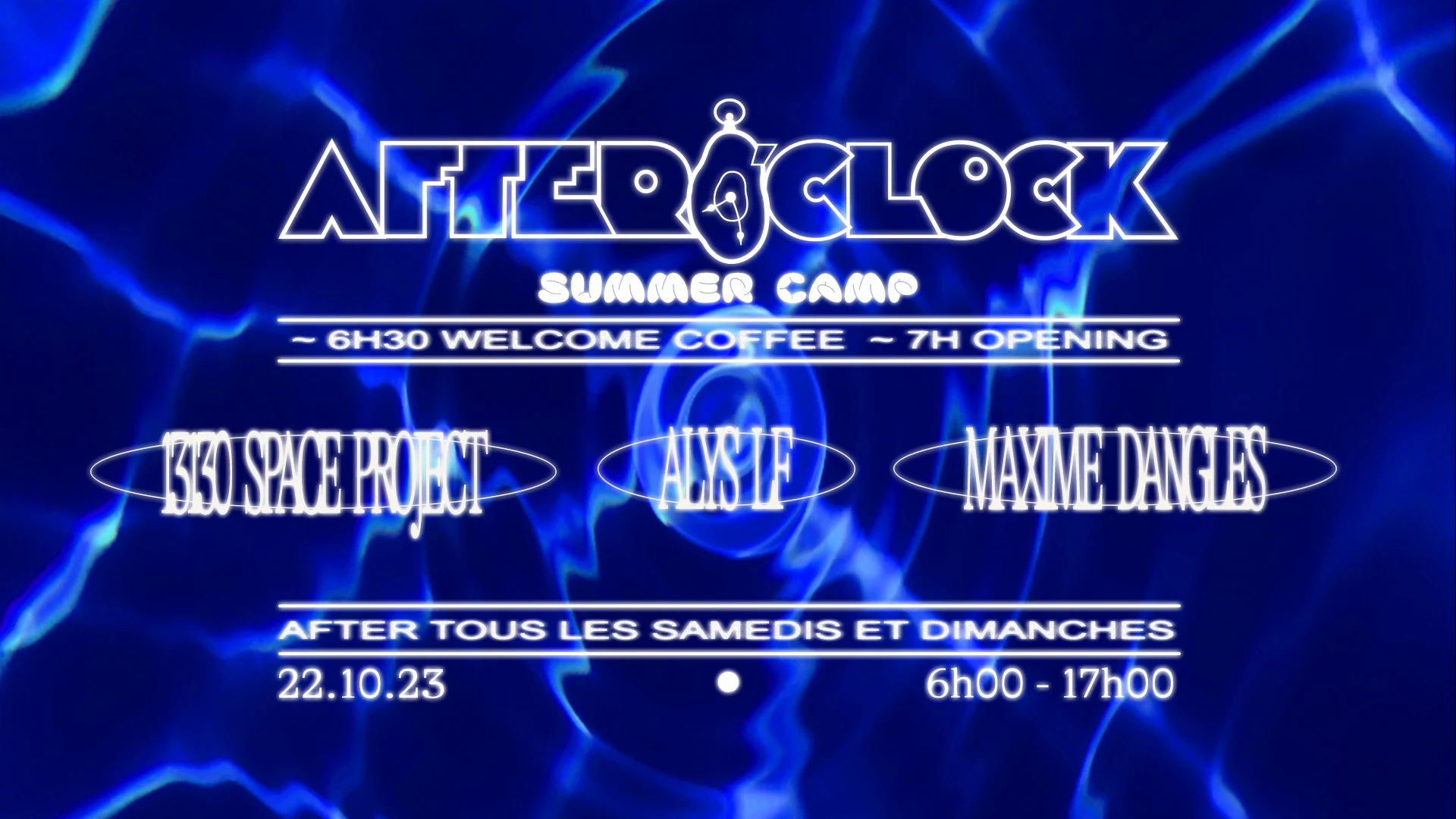 After O'clock : 13130 Space Project, Maxime Dangles & More