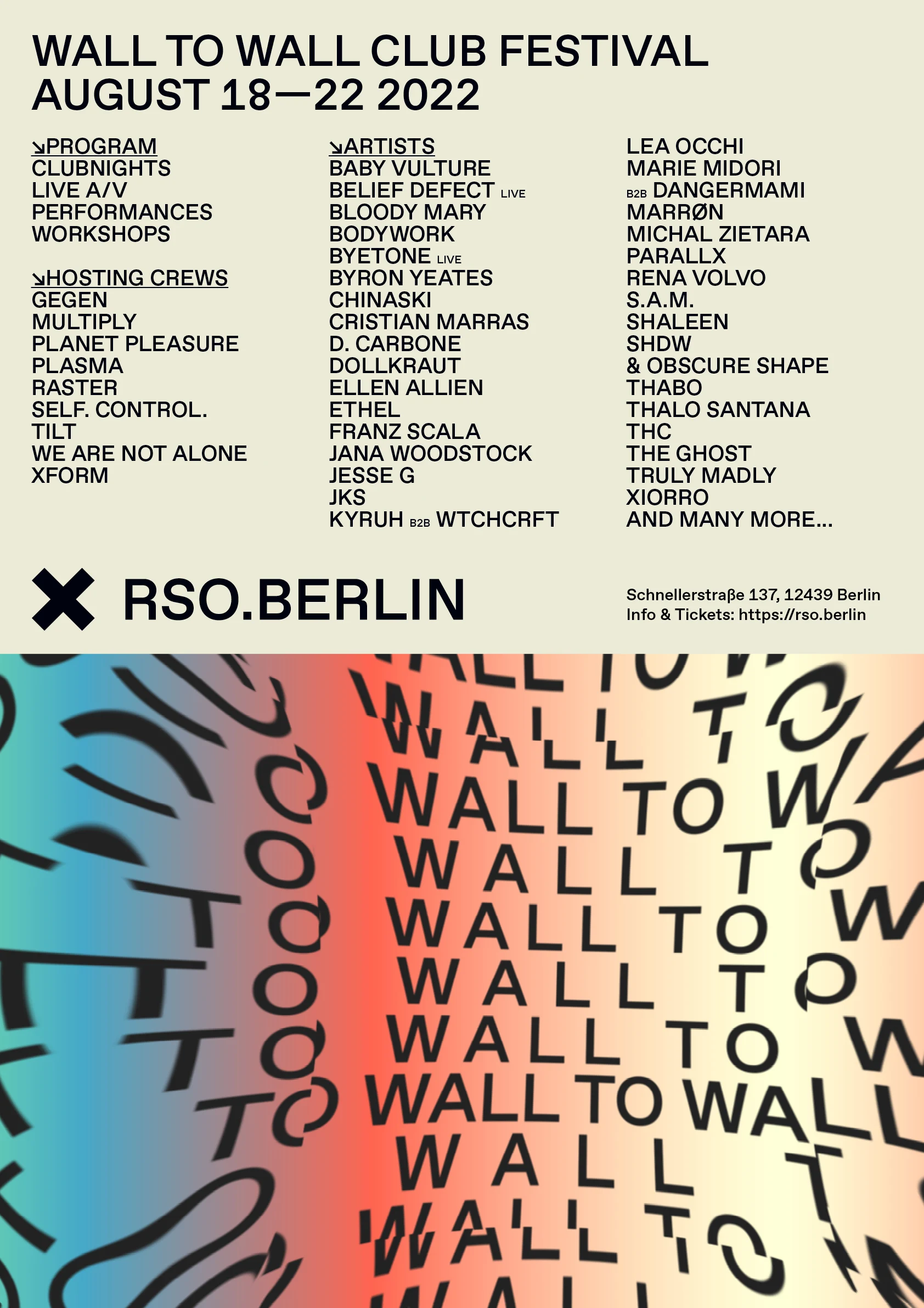 Wall To Wall Club Festival