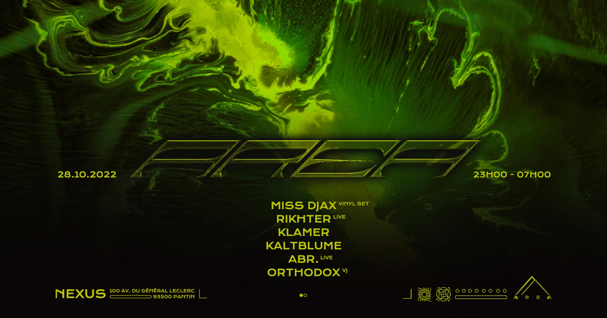 Area: Miss Djax, Rikhter, Abr., Klamer, Kaltblume, Orthodox