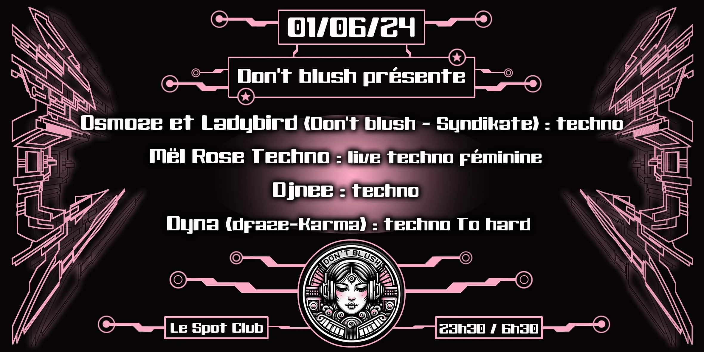 Don't Blush Présente: Dyna/ Don’T Blush / Mel Rose / Djnee