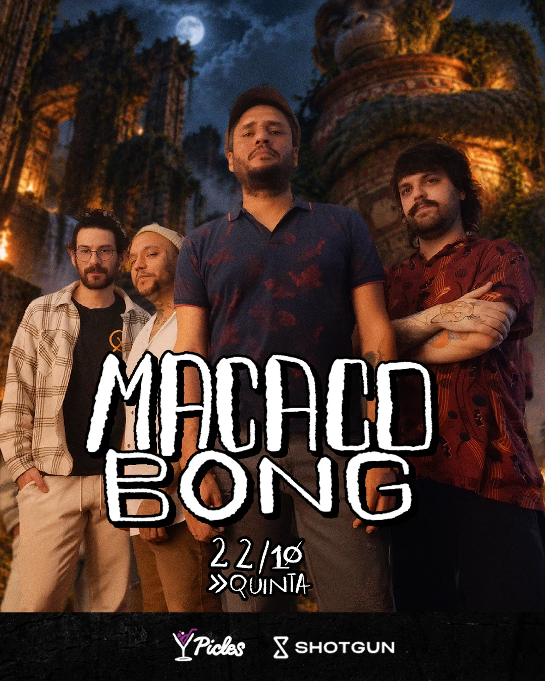 Lúcio Maia + Macaco Bong + Dj Mastrobiso