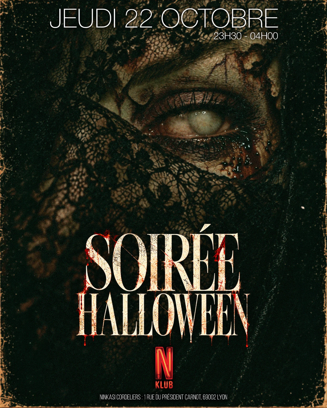 Nklub : Soirée Halloween - Jeudi 22 Octobre