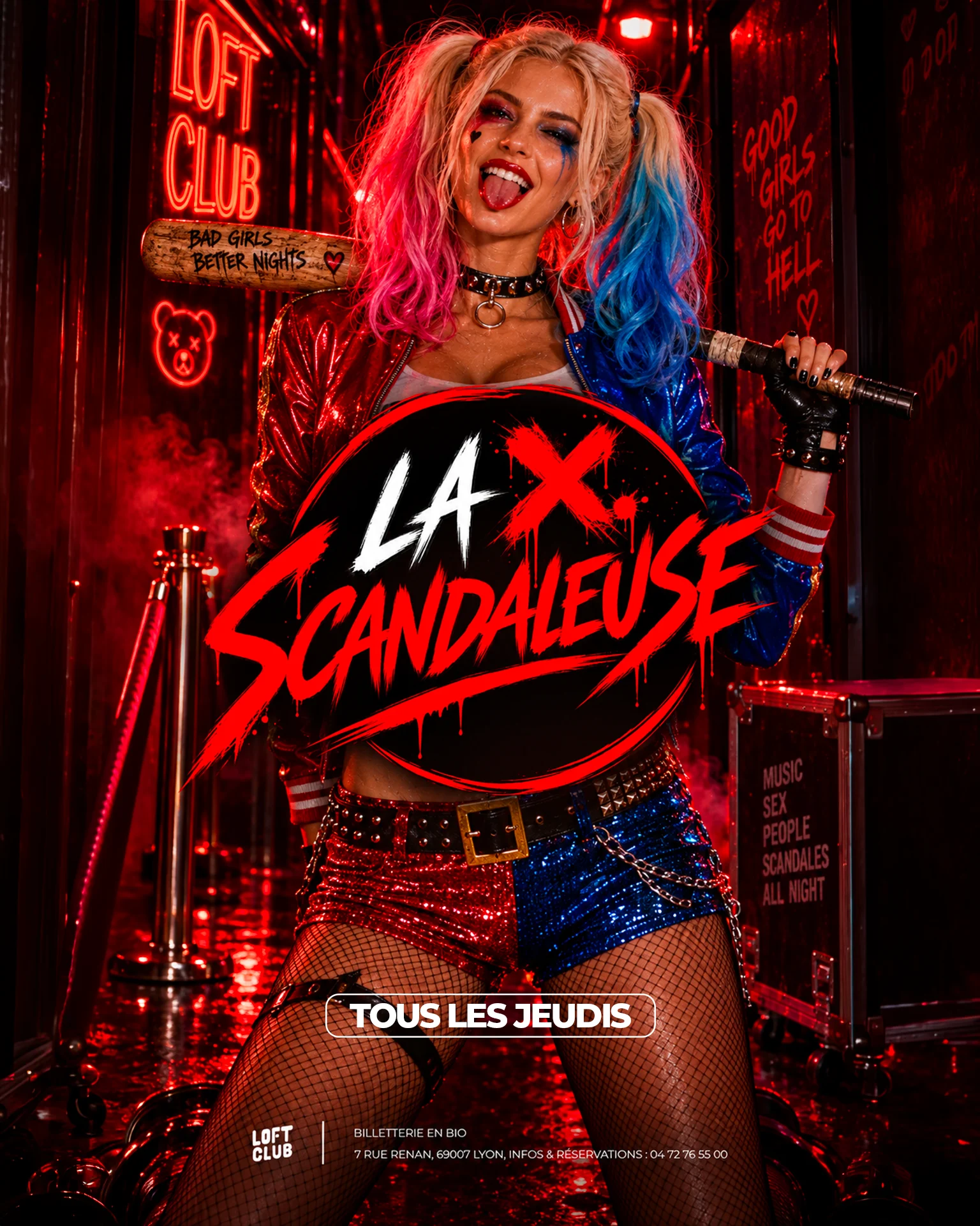 La Scandaleuse : Tous Les Jeudis Au Loft Club Lyon