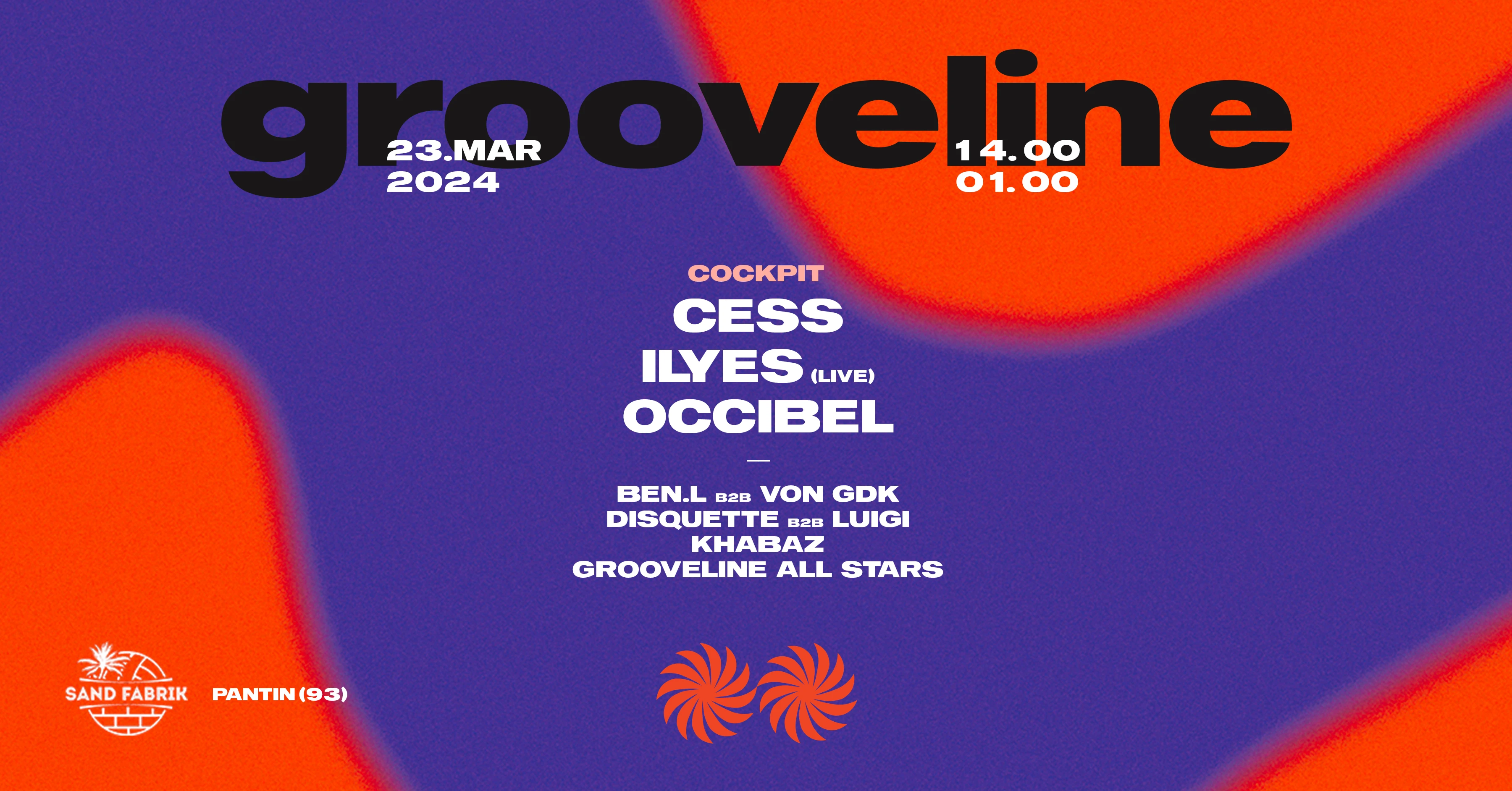 Grooveline Invite : Cess, Ilyes, Occibel