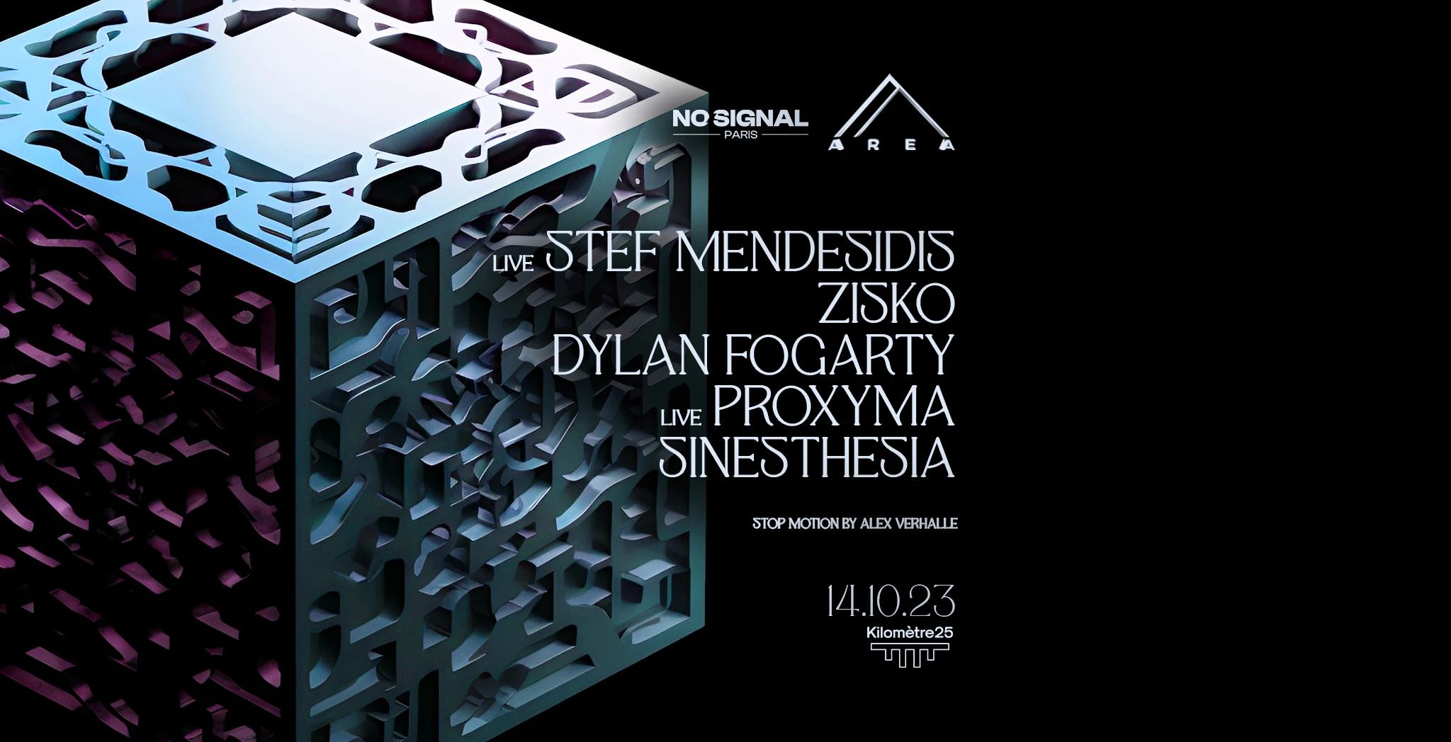 Area X No/Signal: Stef Mendesidis, Zisko, Dylan Fogarty &+