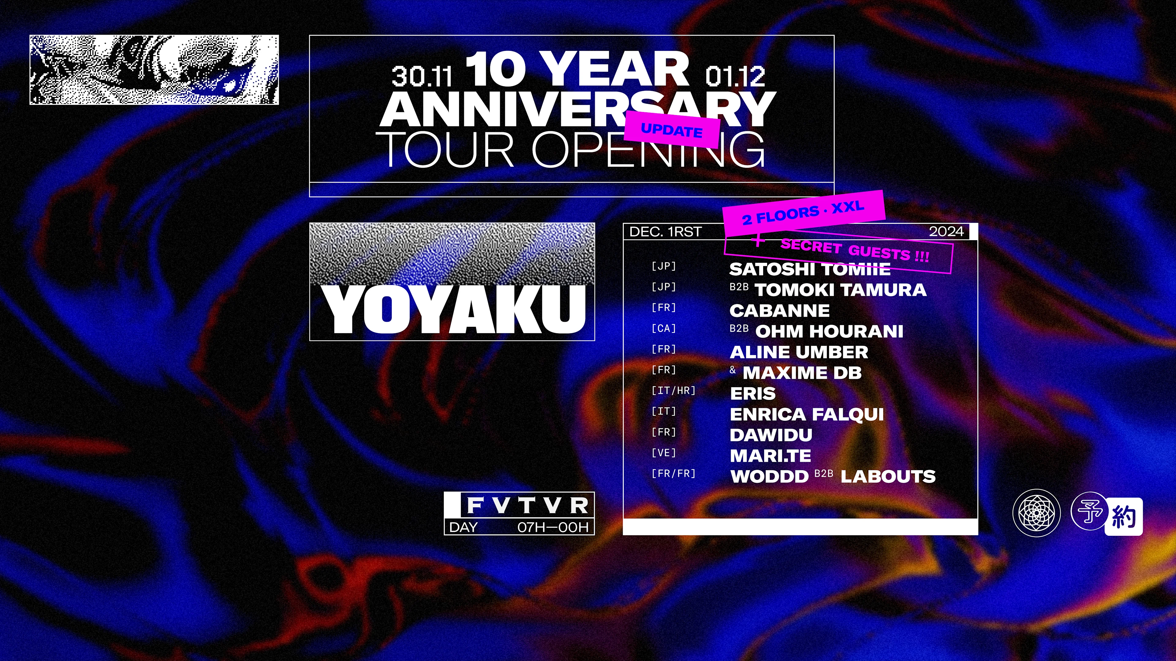 Yoyaku 10 Year Anniversary : Xxl Sunday Afterparty