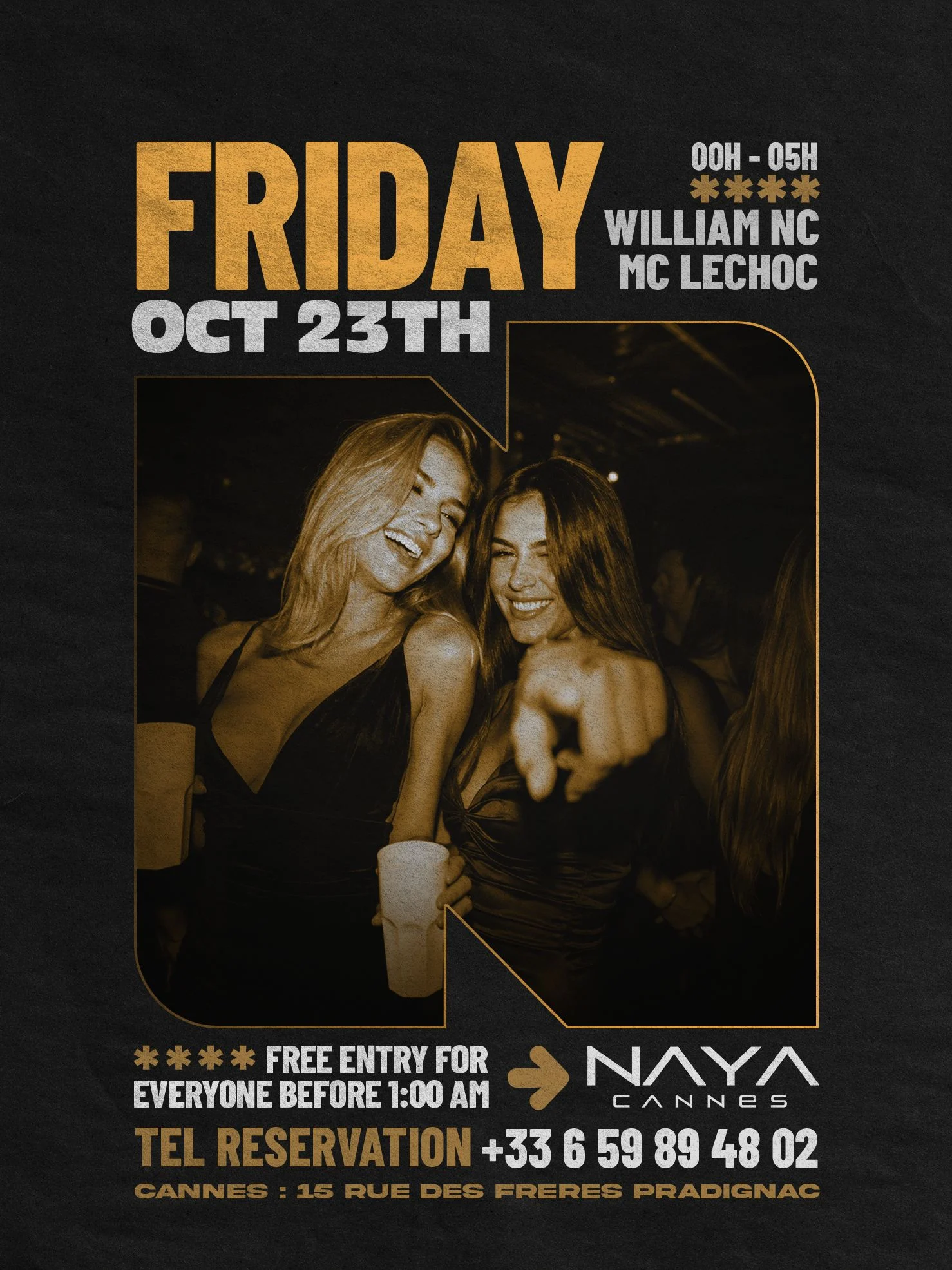 Friday October 23rd // William Nc
