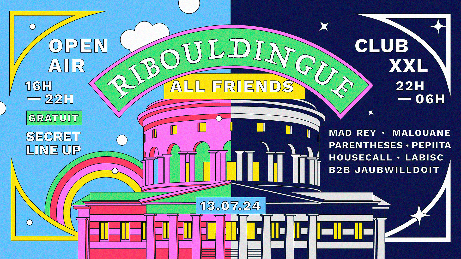 La Ribouldingue & Friends - Free All Day & Club Xxl