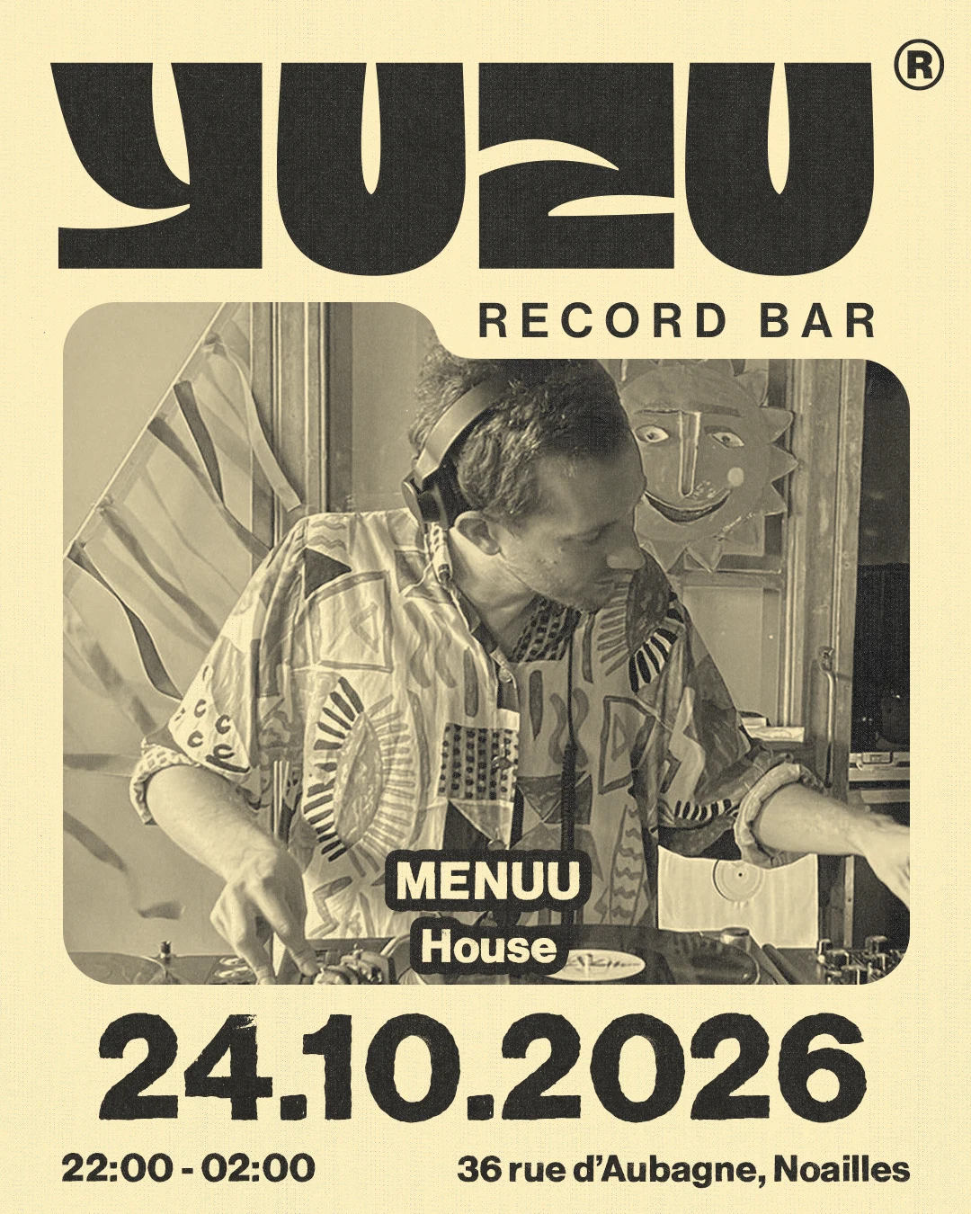 Dj Set Menuu @Yuzu Record Bar