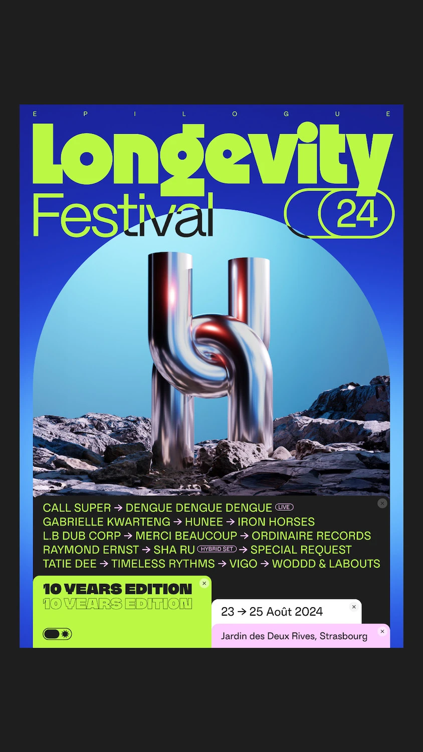 Longevity Festival : L'ultime Édition