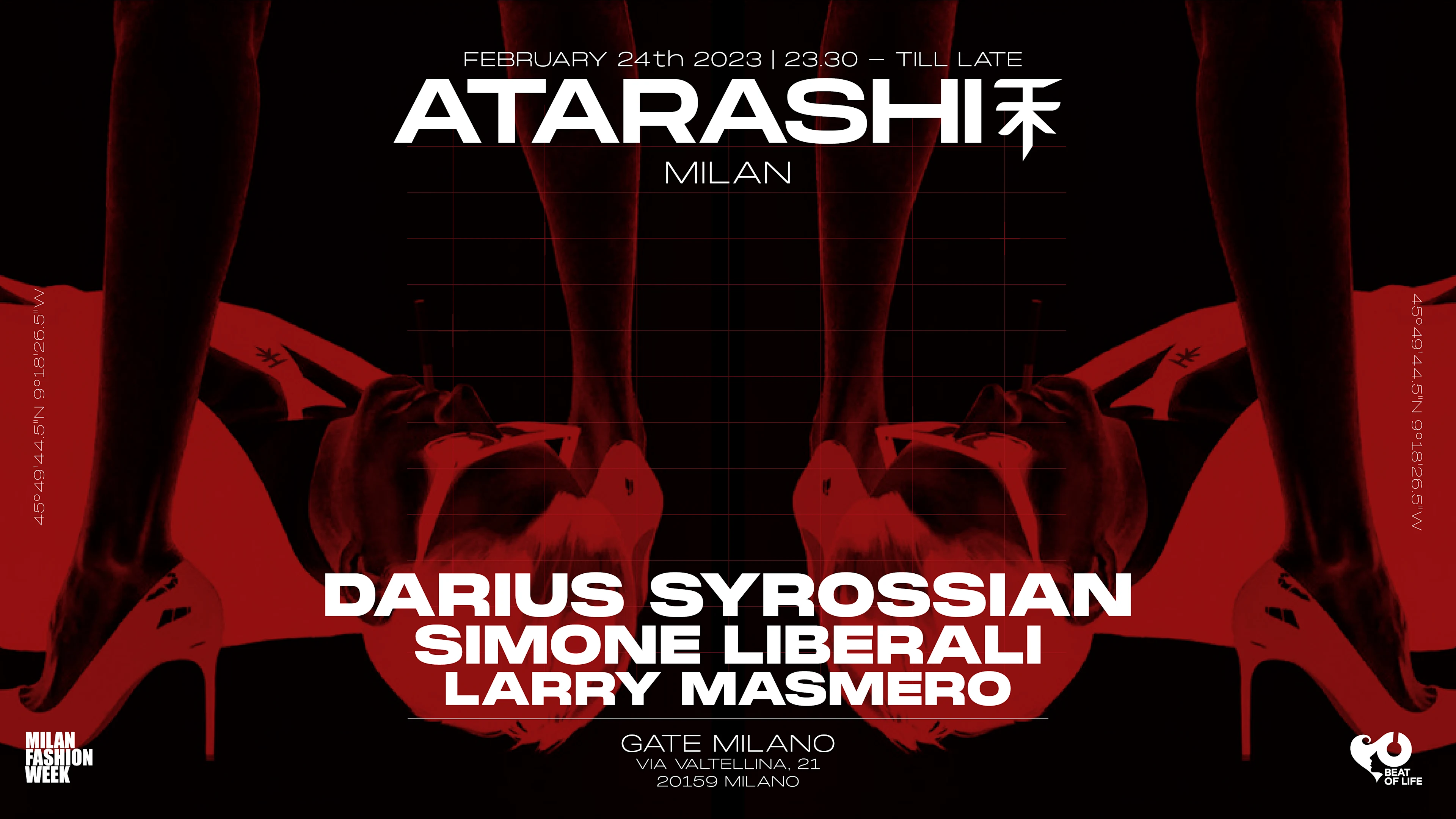 Atarashi XIX: Darius Syrossian, Simone Liberali, Larry M.