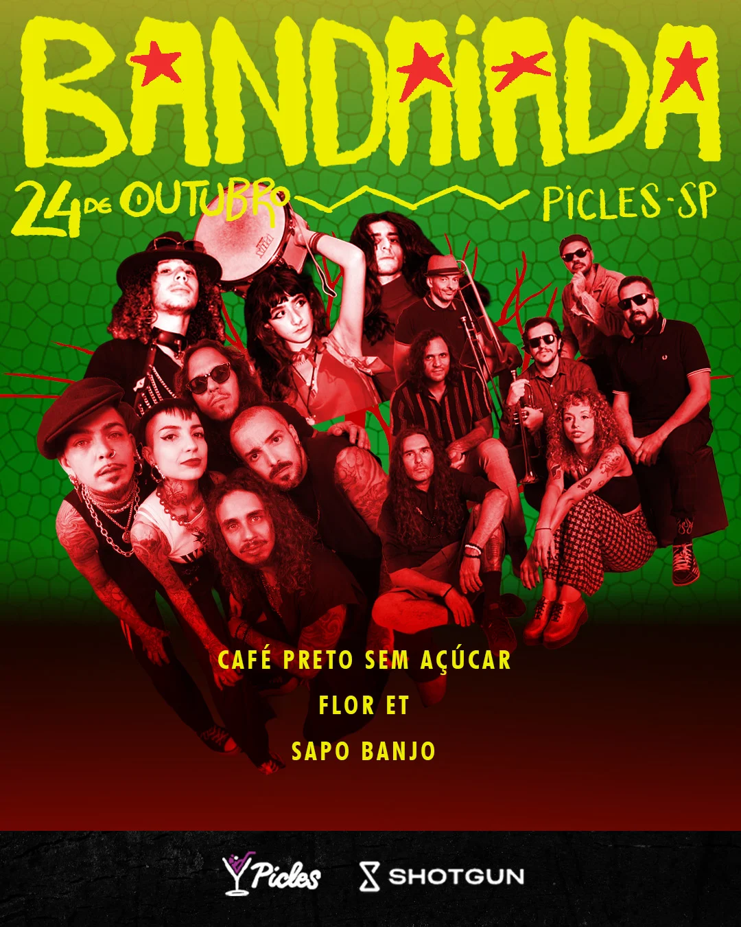 Sábado 18h · Bandaiada · Flor Et + Sapo Banjo